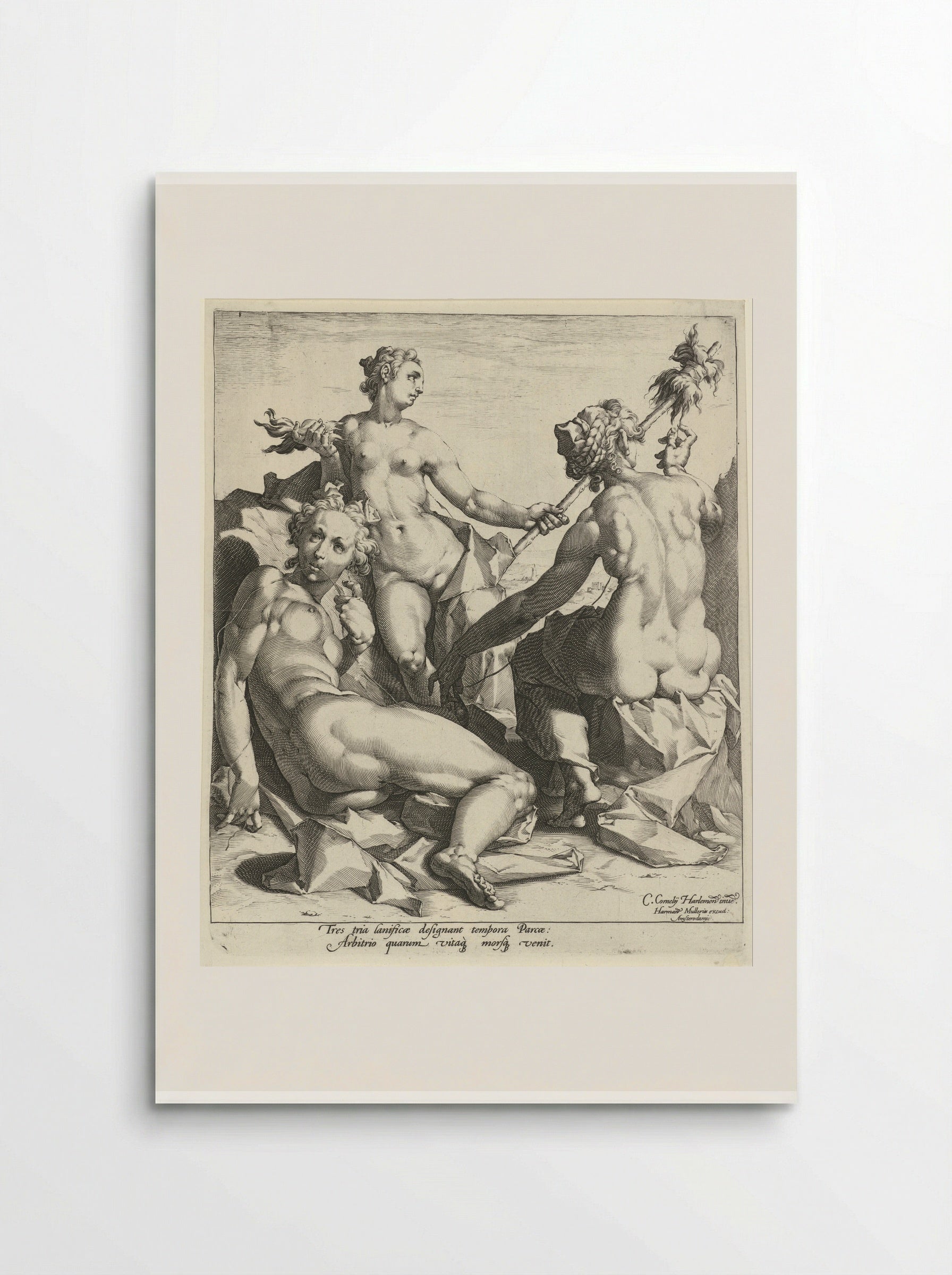 The Three Fates - Jan Harmensz. Muller - Poster