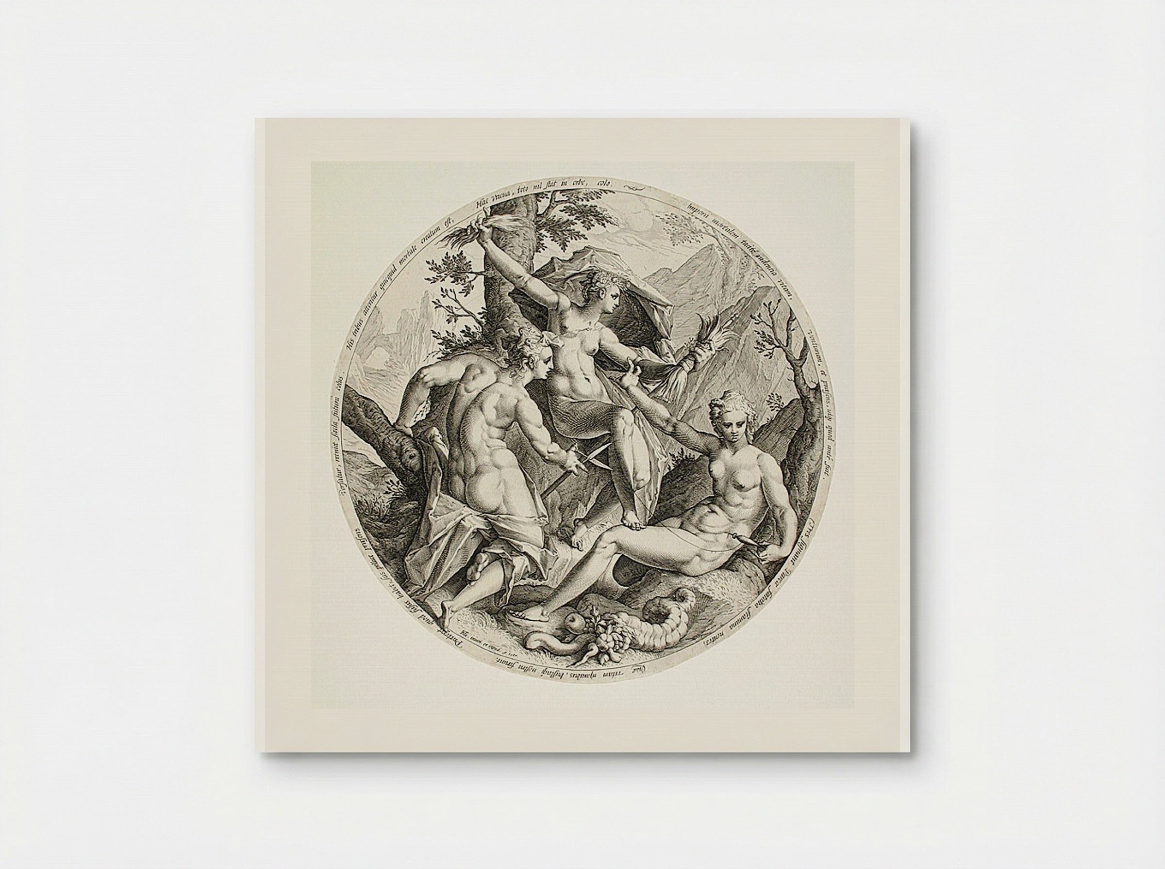 The Three Fates - Jacob Matham - Poster
