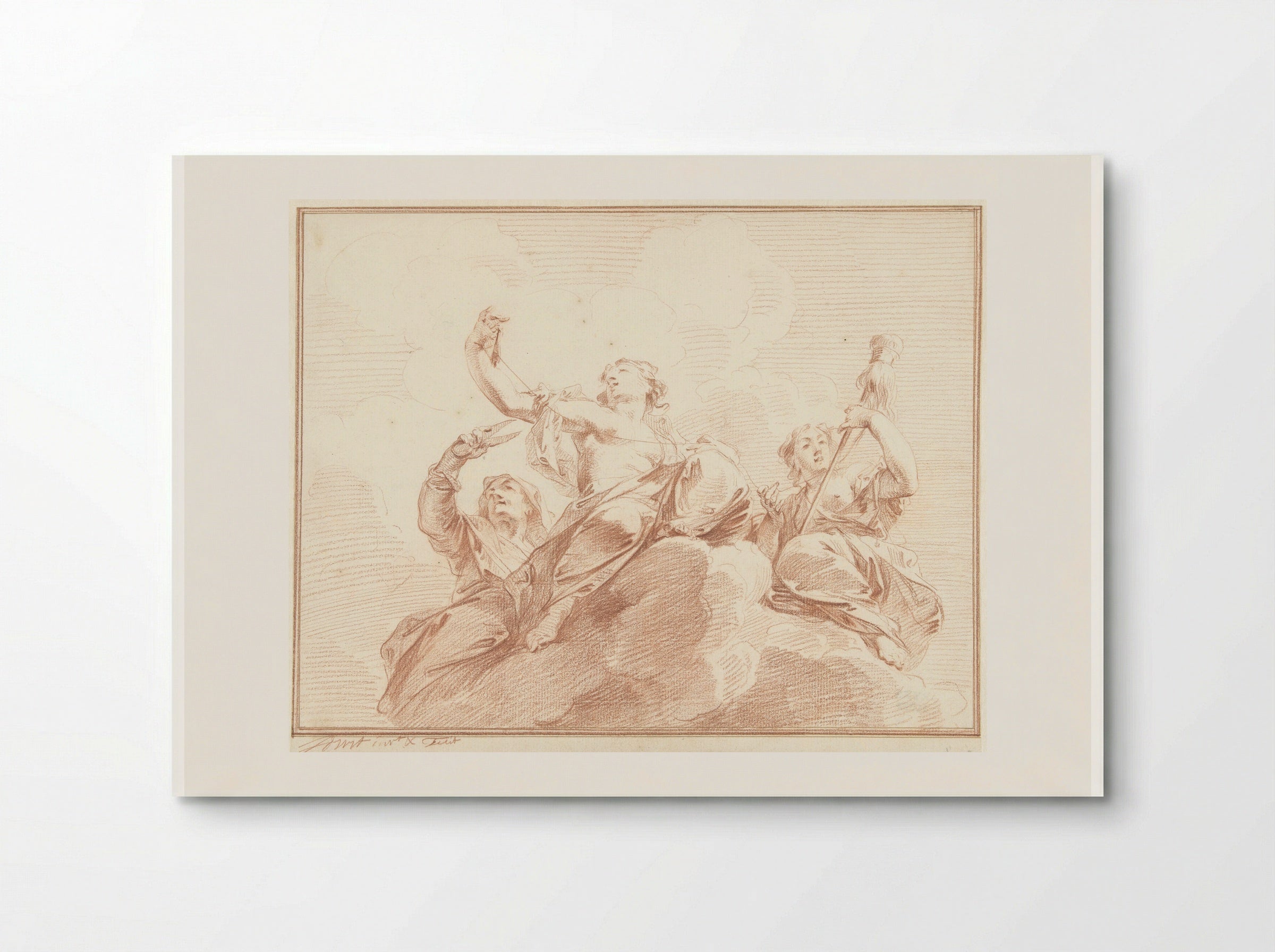 The Three Fates - Jacob de Wit - Poster