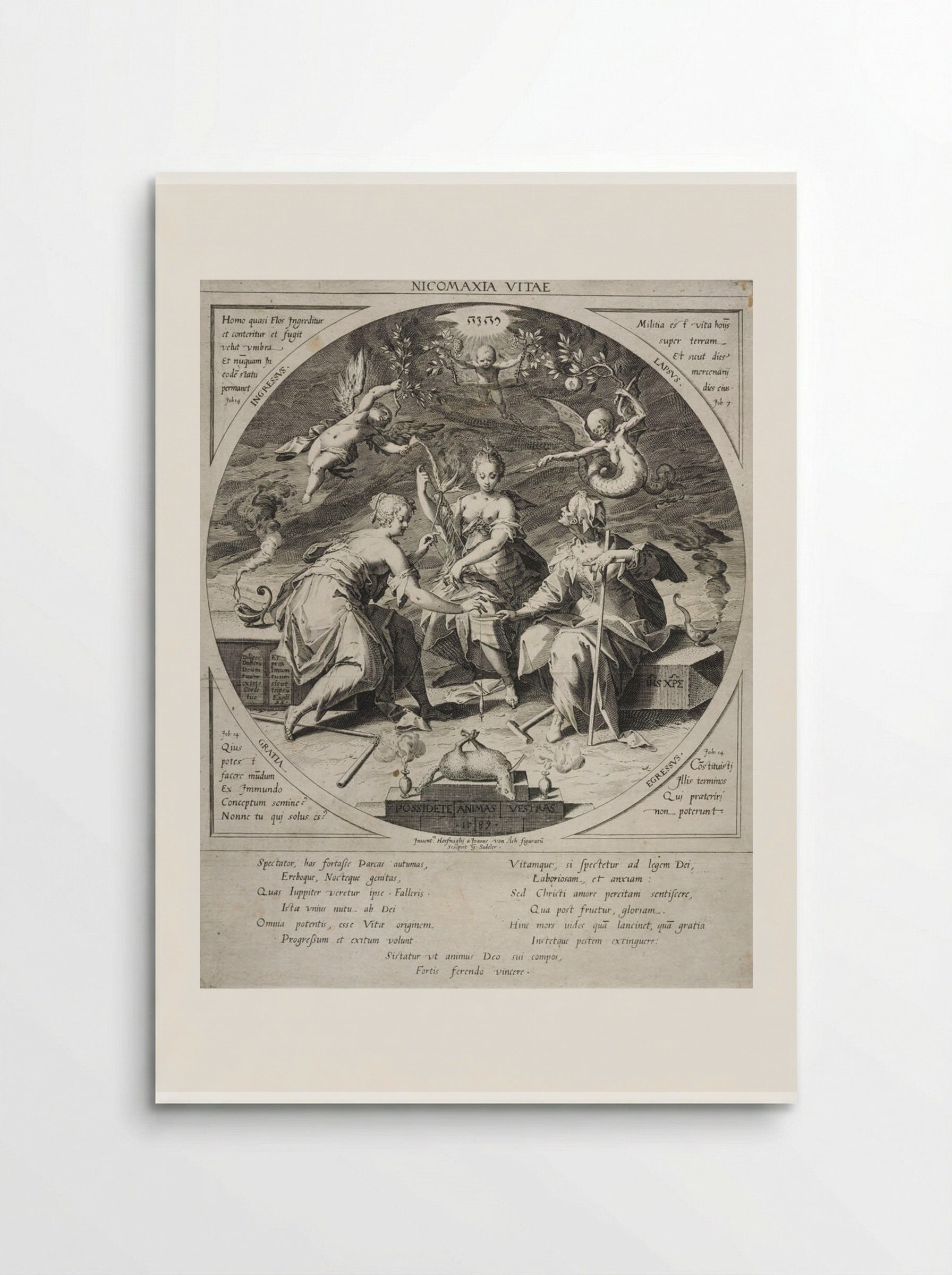 The Three Fates - Aegidius Sadeler II - Poster