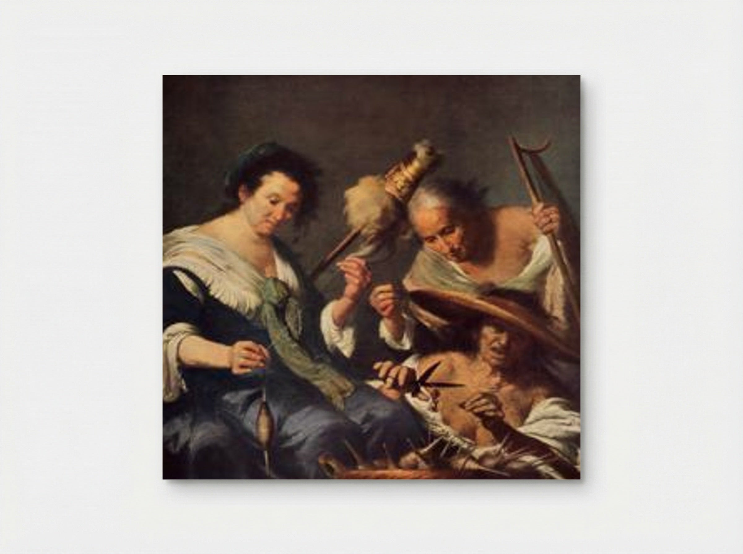 The Three Fates - Bernardo Strozzi - Poster