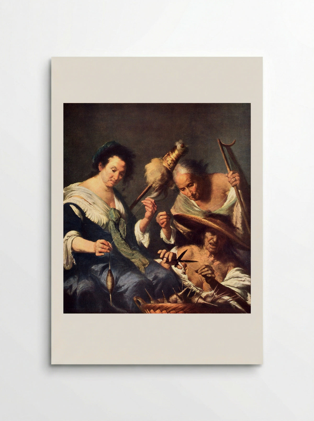 The Three Fates - Bernardo Strozzi - Poster