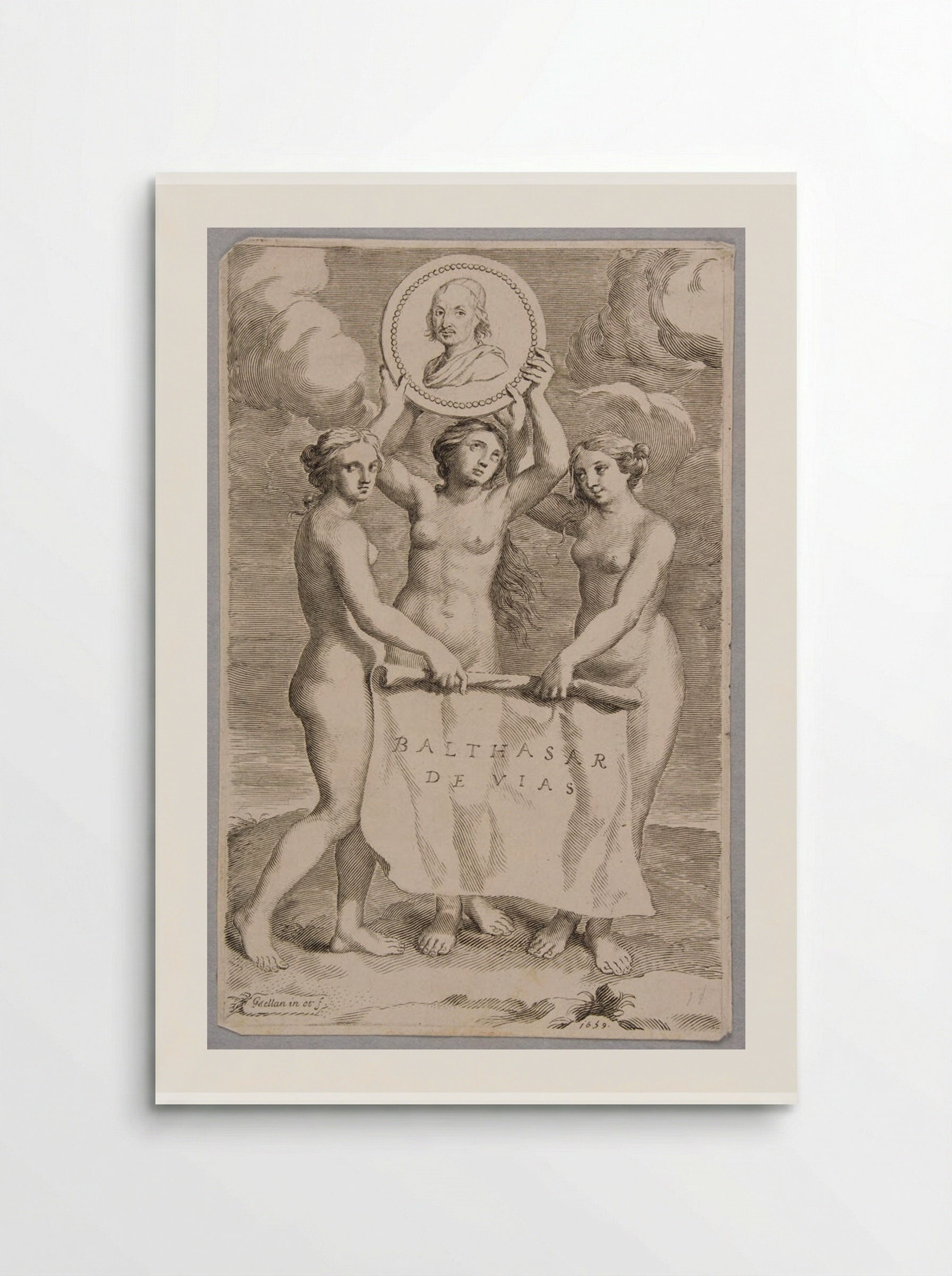 The Three Graces - Claude Mellan - Poster