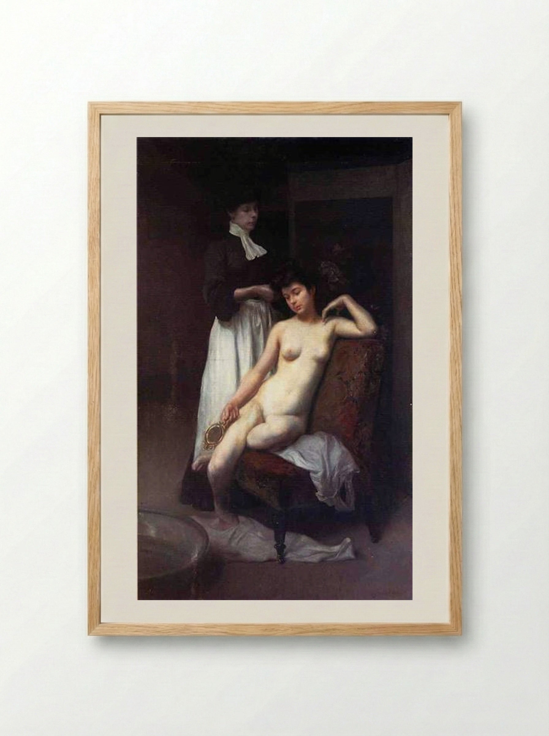 The Toilet - Julius LeBlanc Stewart - Framed Print Wood