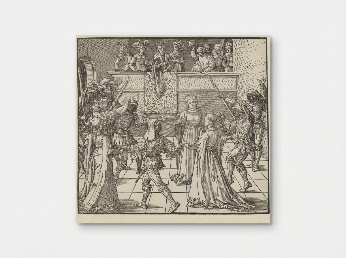 The Torchlight Dance (Fakkeldans) - Albrecht Dürer - Poster