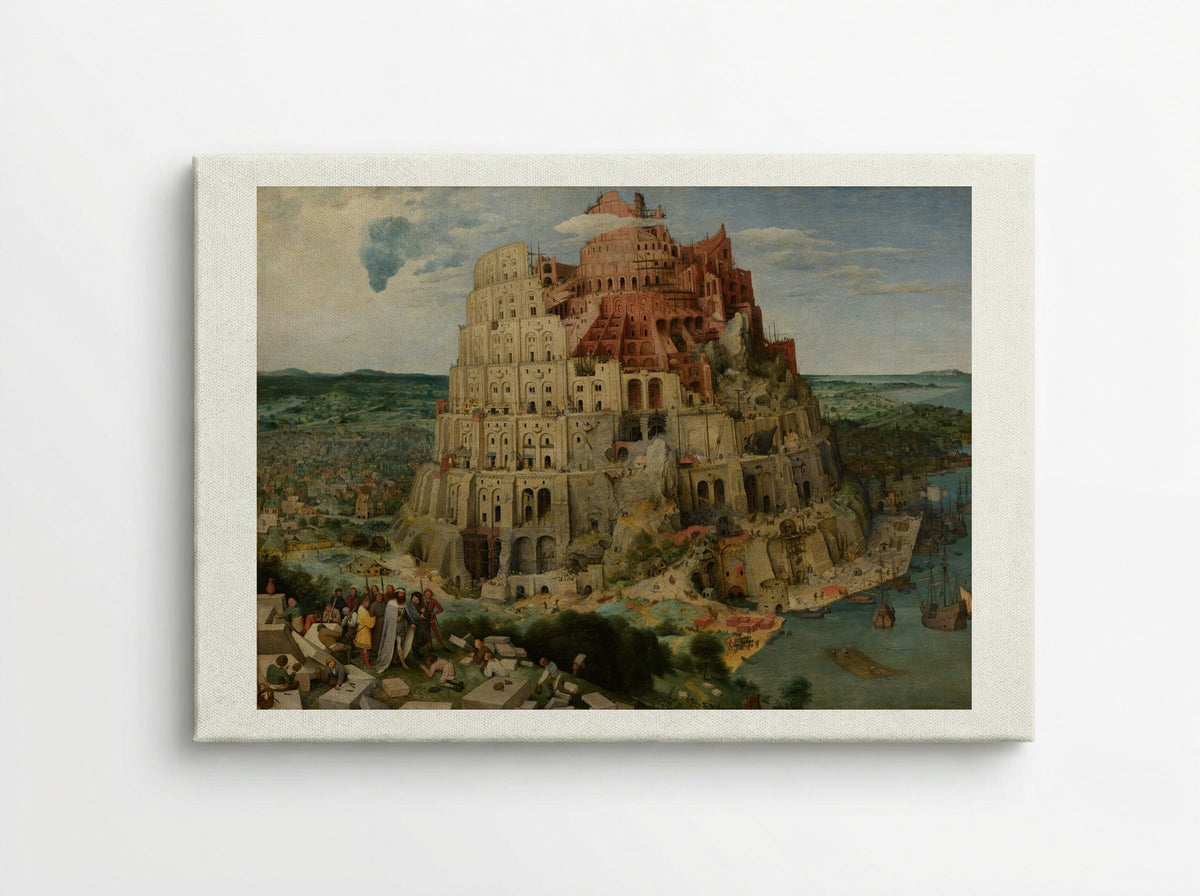 The Tower of Babel - Pieter Bruegel the Elder - Canvas