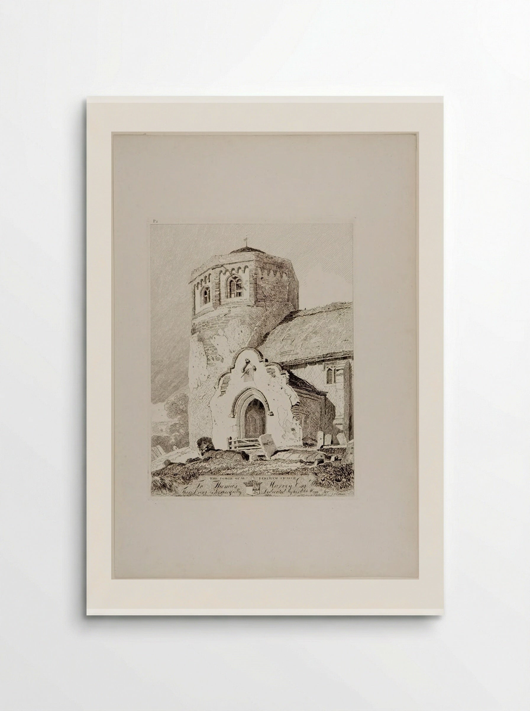 The Tower of West Dereham Church - John Sell Cotman - Poster