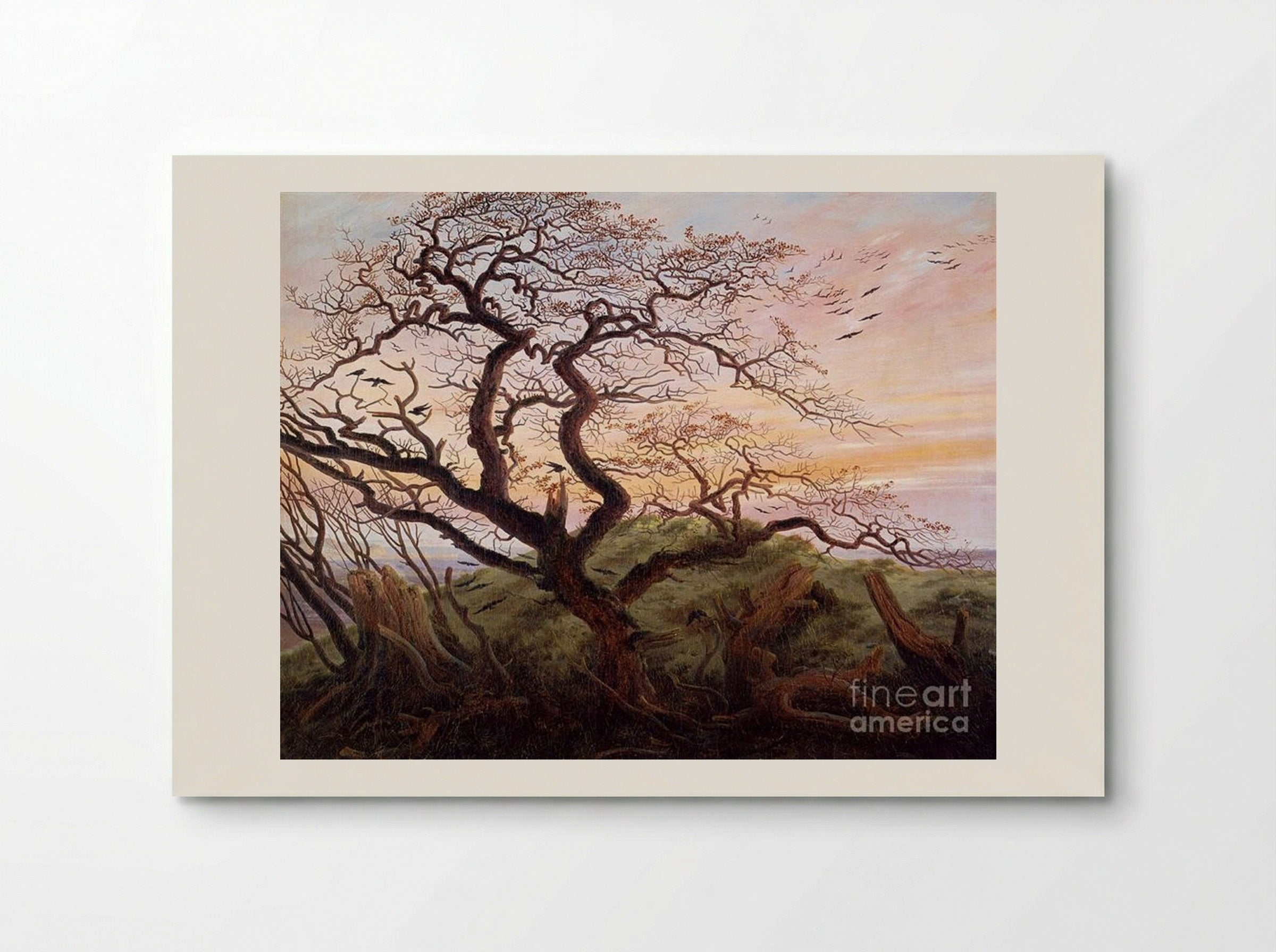 The Tree of Crows - Caspar David Friedrich - Poster