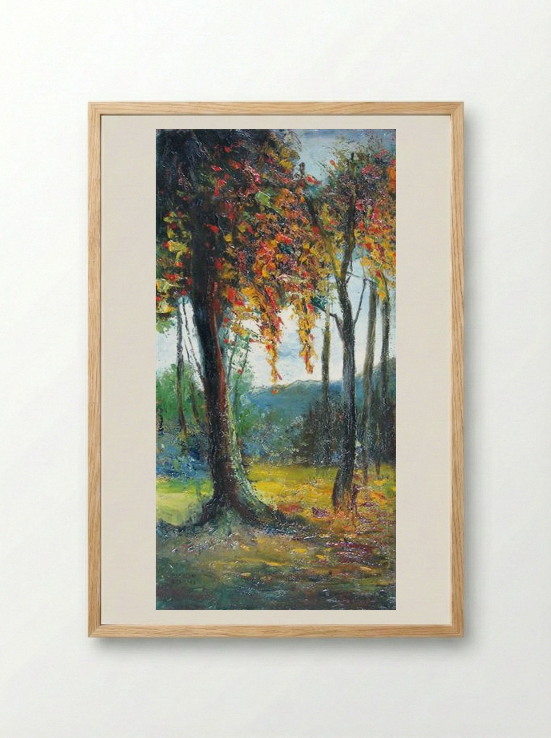 The Tree - Kimon Loghi - Framed Print Wood
