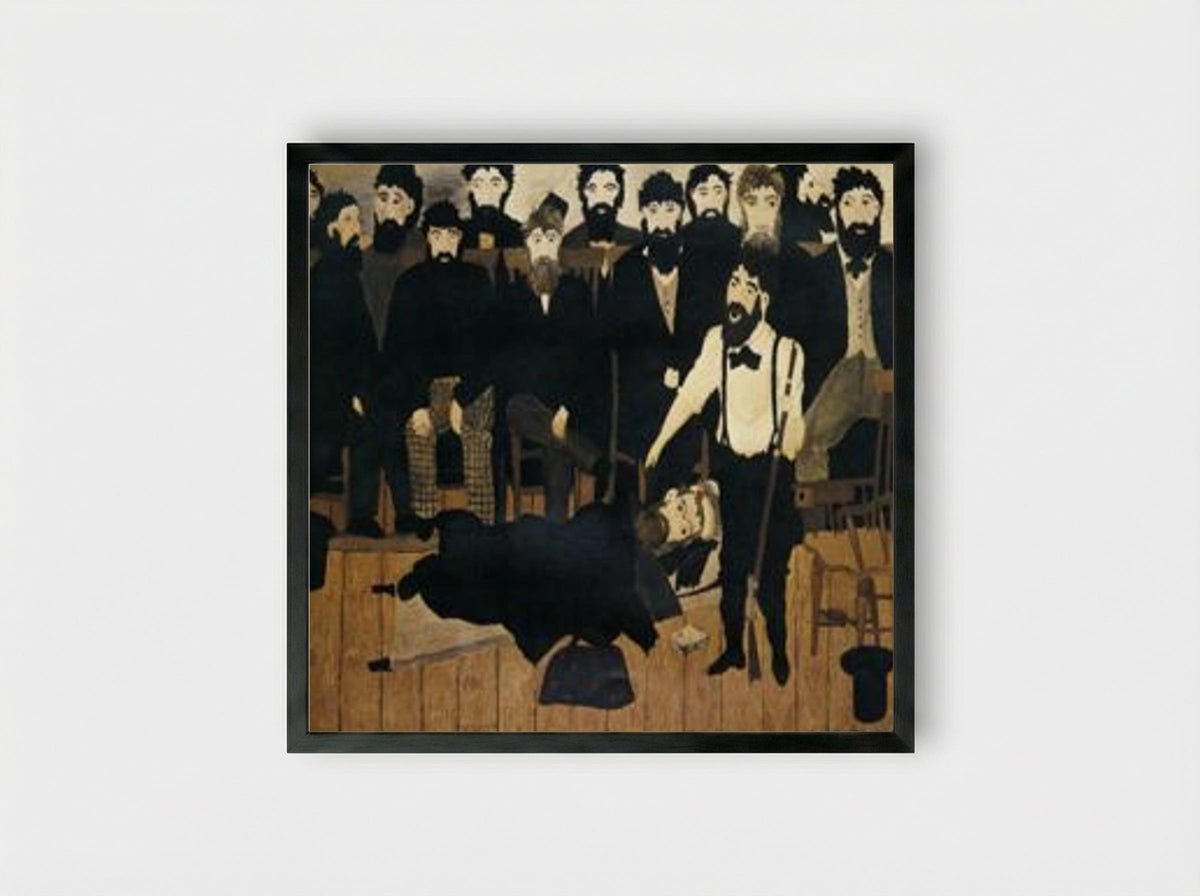 The Trial of John Brown - Horace Pippin - Framed Print Black