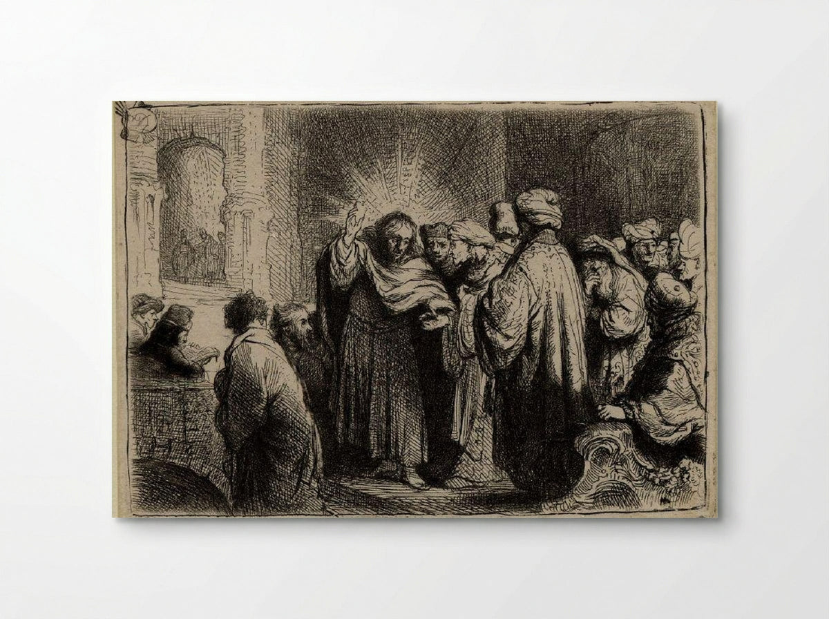 The Tribute Money - Rembrandt van Rijn - Poster