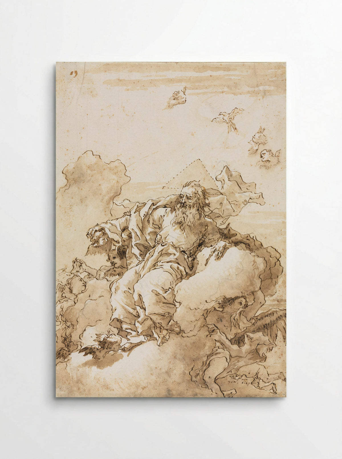 The Trinity - Giovanni Domenico Tiepolo - Poster