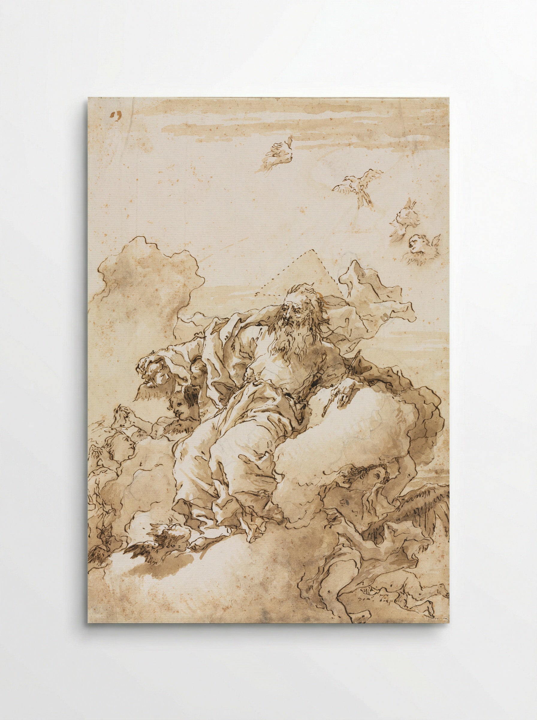The Trinity - Giovanni Domenico Tiepolo - Poster