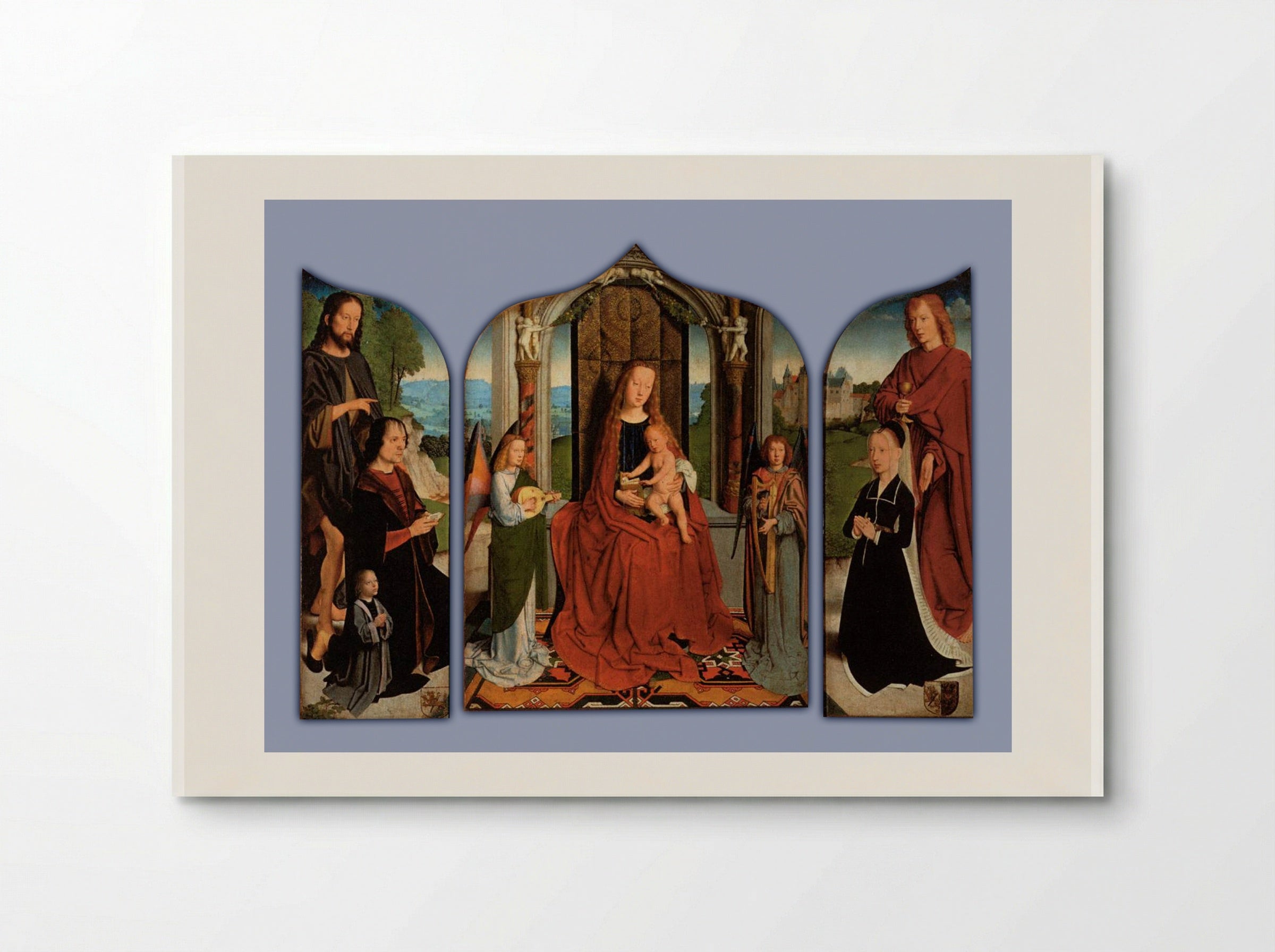 The Triptych of the Sedano Family - Gerard David - Poster