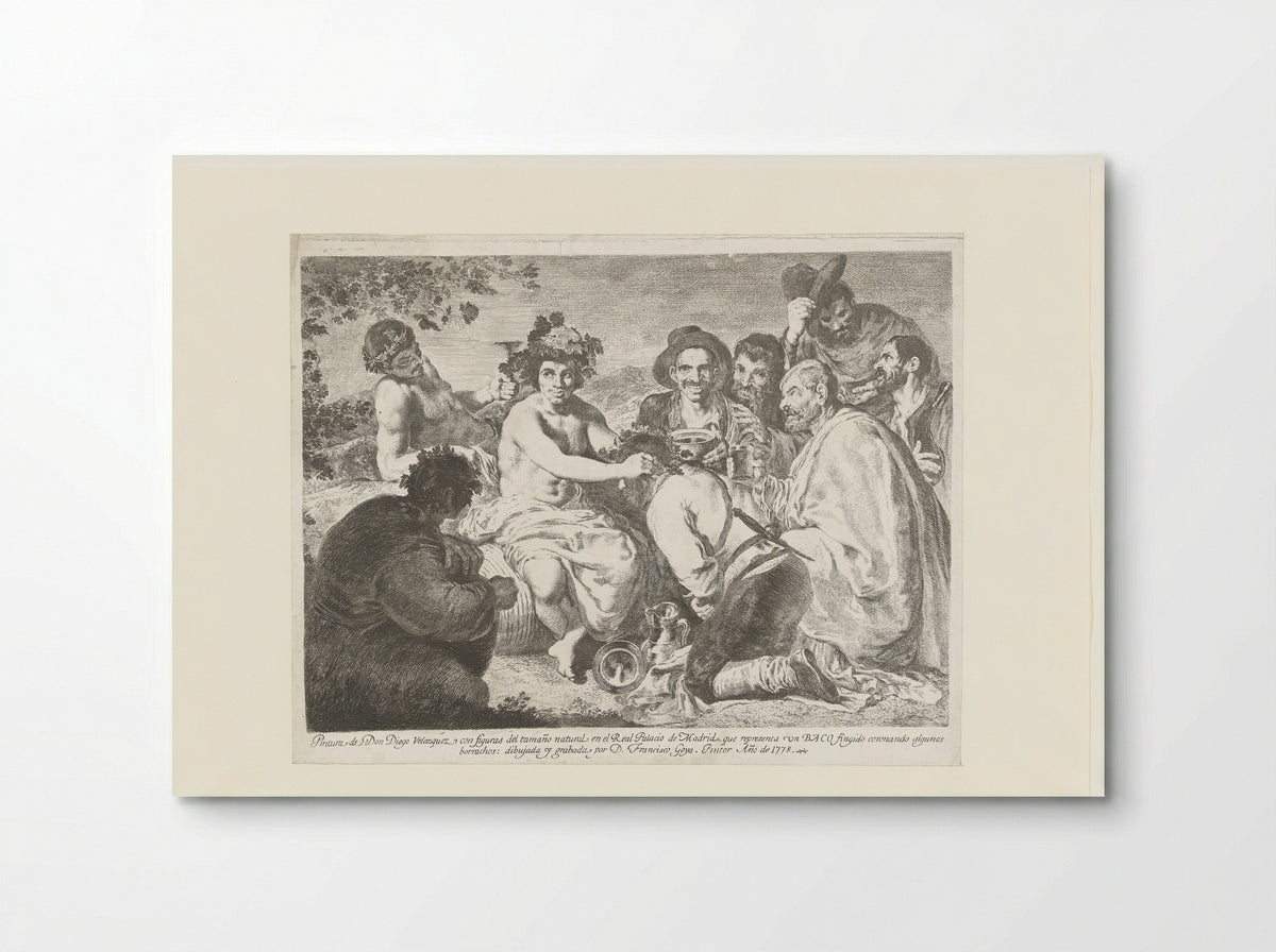 The Triumph of Bacchus (After Velázquez) - Francisco Goya - Poster