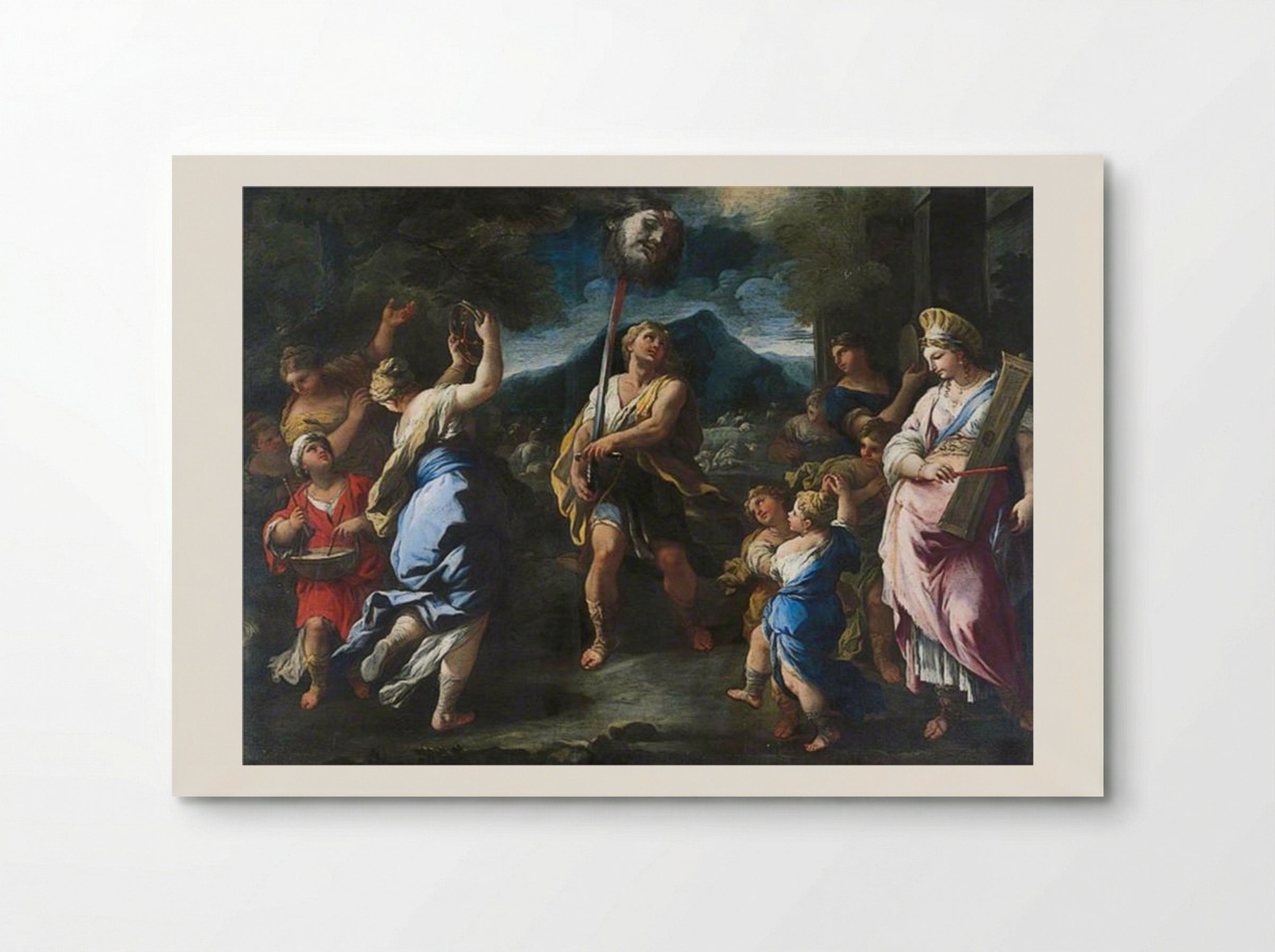The Triumph of David - Luca Giordano - Poster