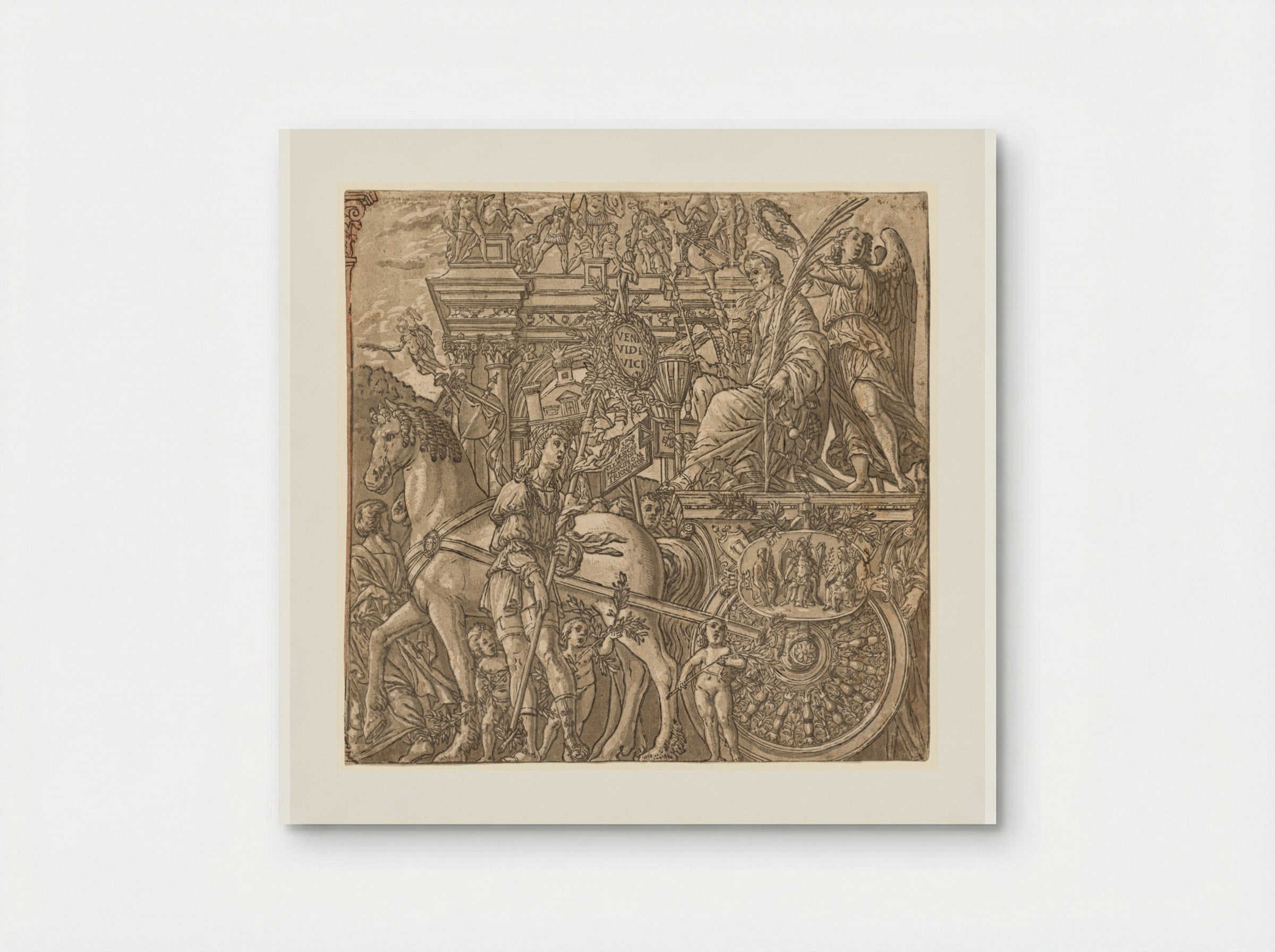 The Triumph of Julius Caesar: Caesar Triumphant - Andrea Andreani - Poster