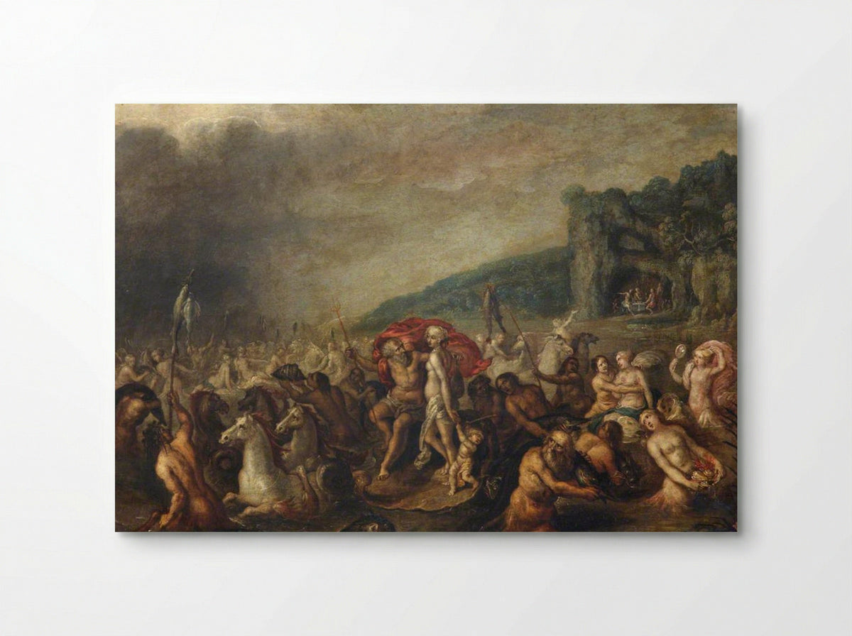The Triumph of Neptune and Amphitrite - Frans Francken the Younger - Poster