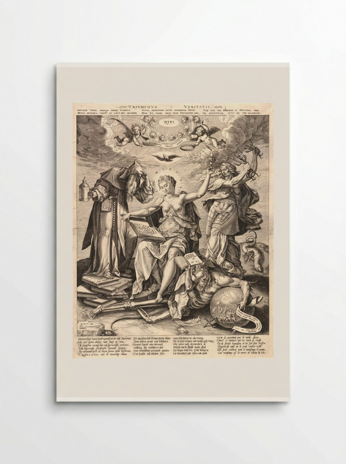 The Triumph of Truth - Johannes Wierix - Poster