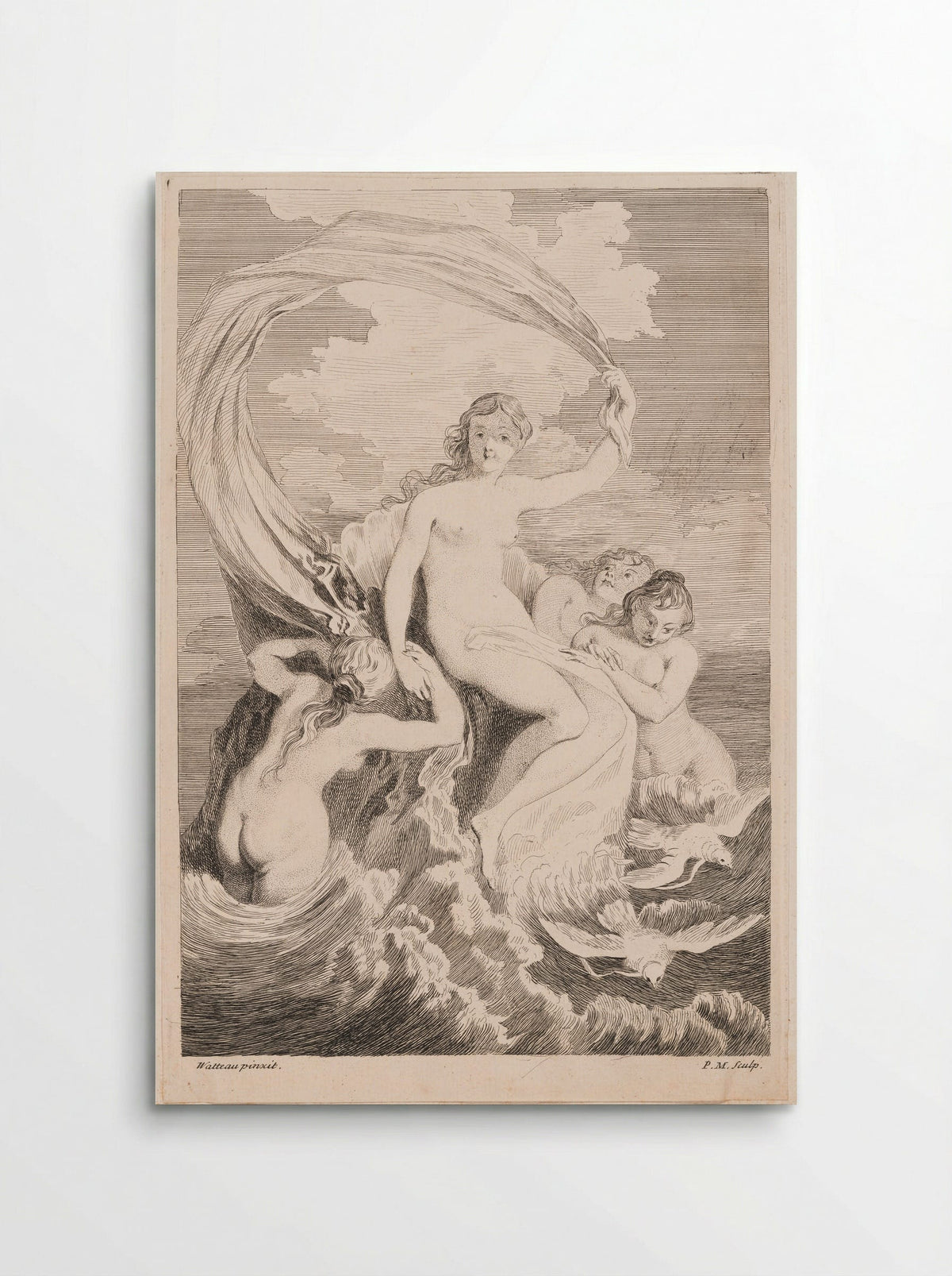 The Triumph of Venus - Philippe Mercier - Poster