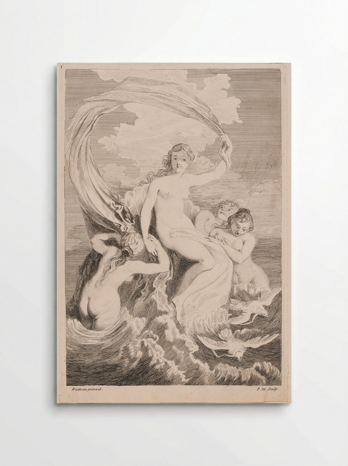 The Triumph of Venus - Philippe Mercier - Poster
