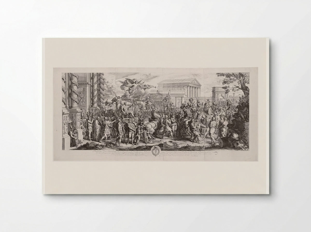 The Triumphal Entry of Constantine into Rome - Gérard Audran - Poster