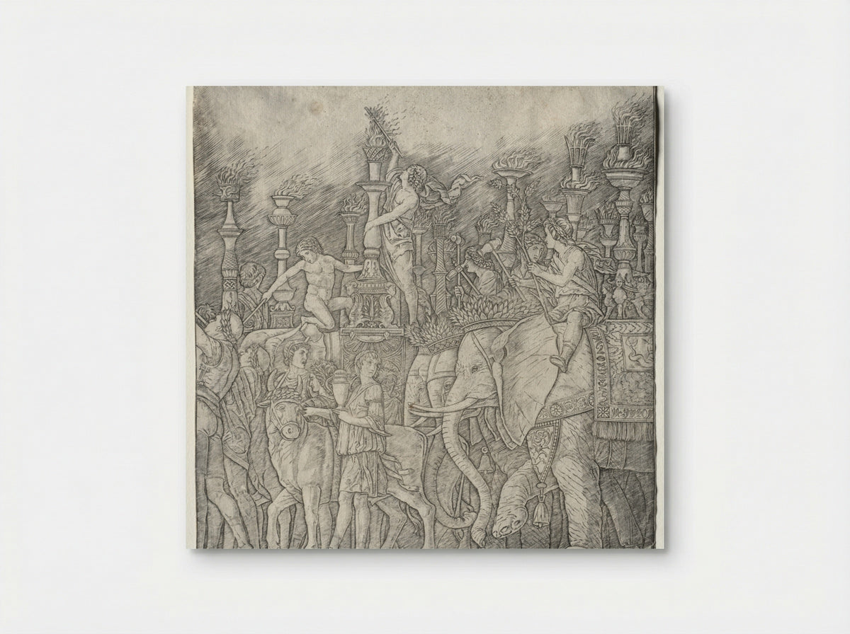 The Triumphs of Caesar: The Elephants - Giovanni Antonio da Brescia - Poster