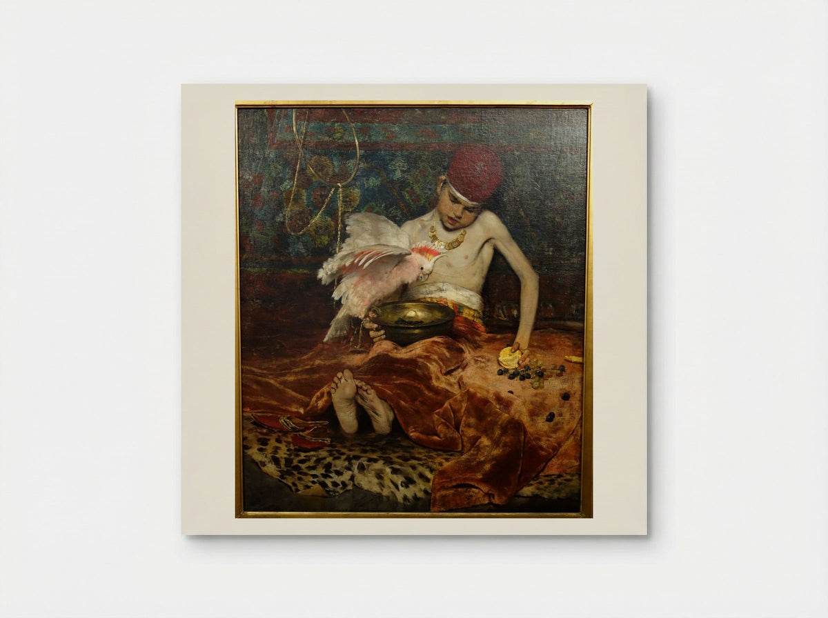 The Turkish Page - William Merritt Chase - Poster
