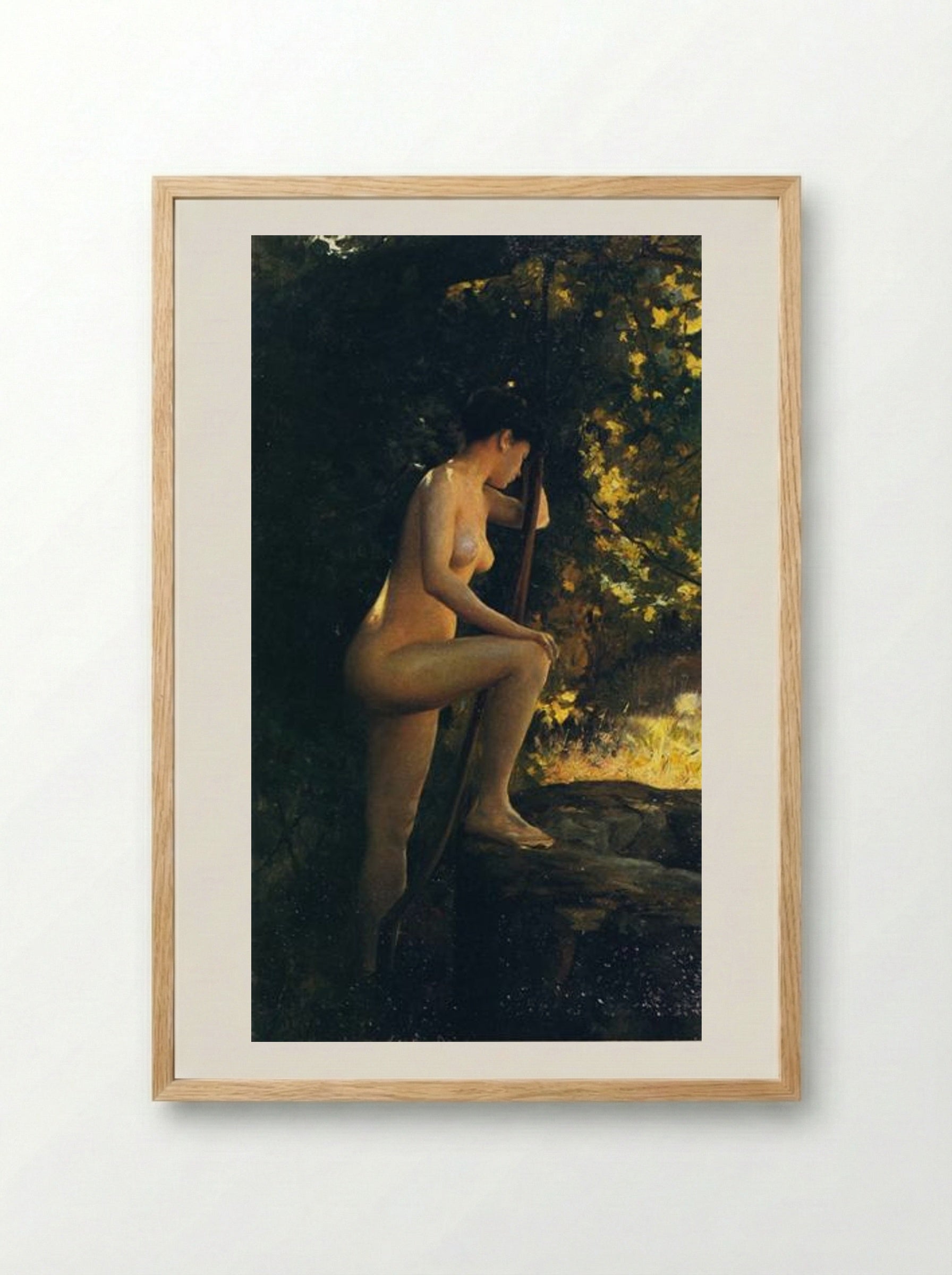The Unfulfilled Wish - Julius LeBlanc Stewart - Framed Print Wood