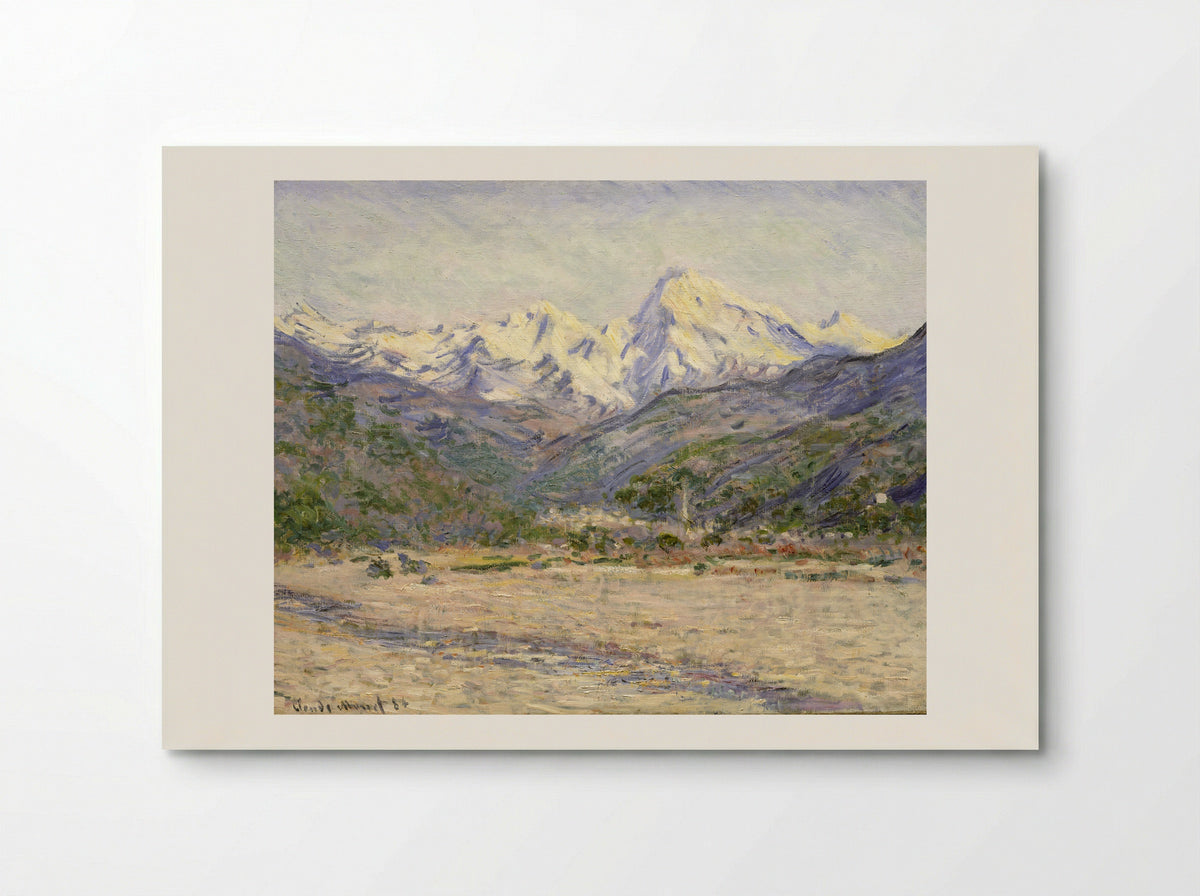 The Valley of the Nervia - Claude Monet - Poster