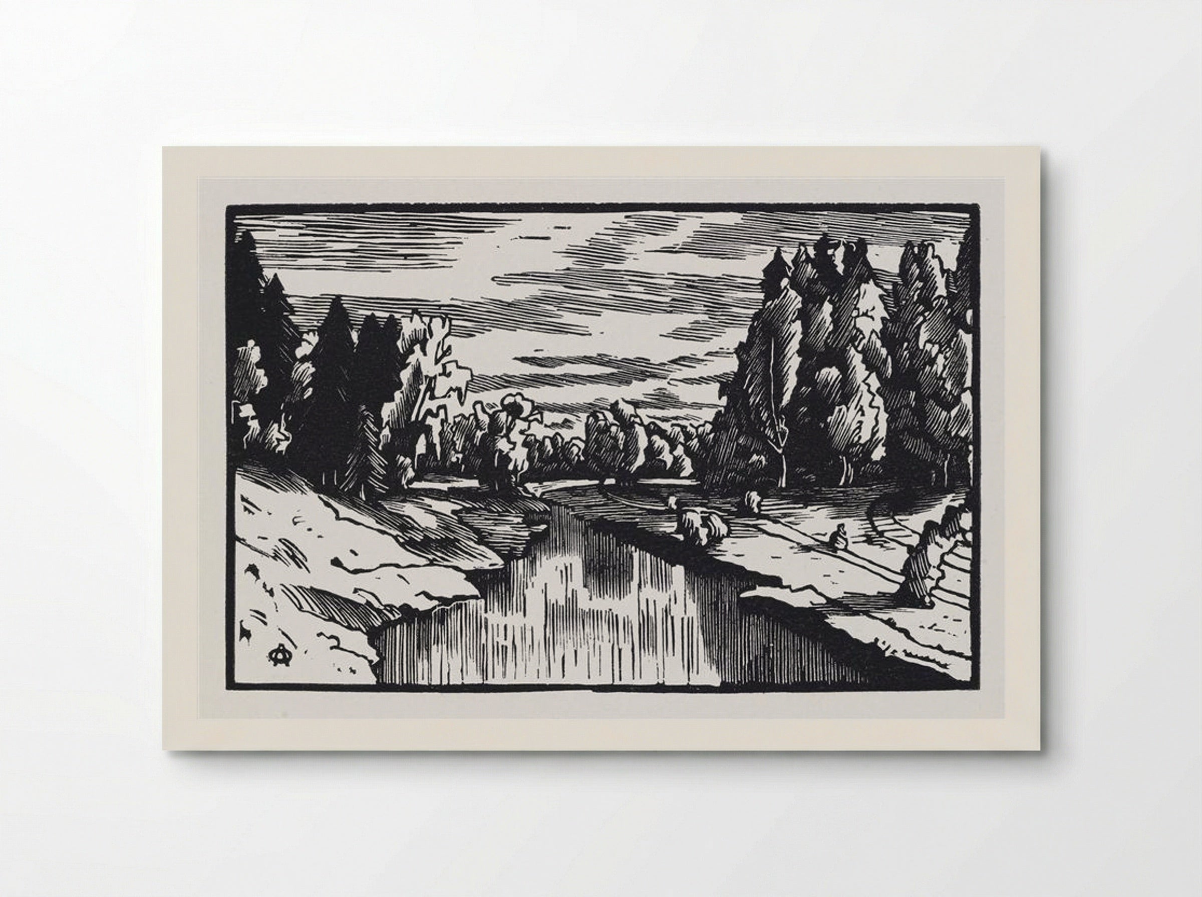 The Valley of the River Slavyanka - Anna Ostroumova-Lebedeva - Poster