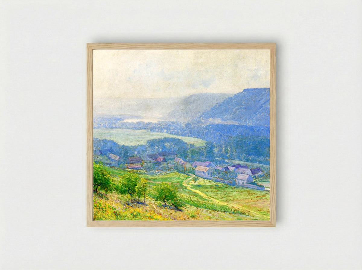 The Valley of the Seine - Guy Rose - Framed Print Wood