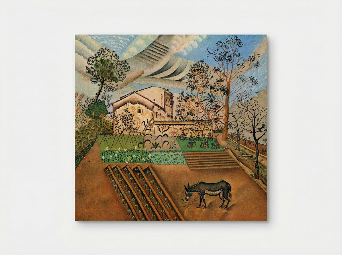 The Vegetable Garden with Donkey - Joan Miró - Poster