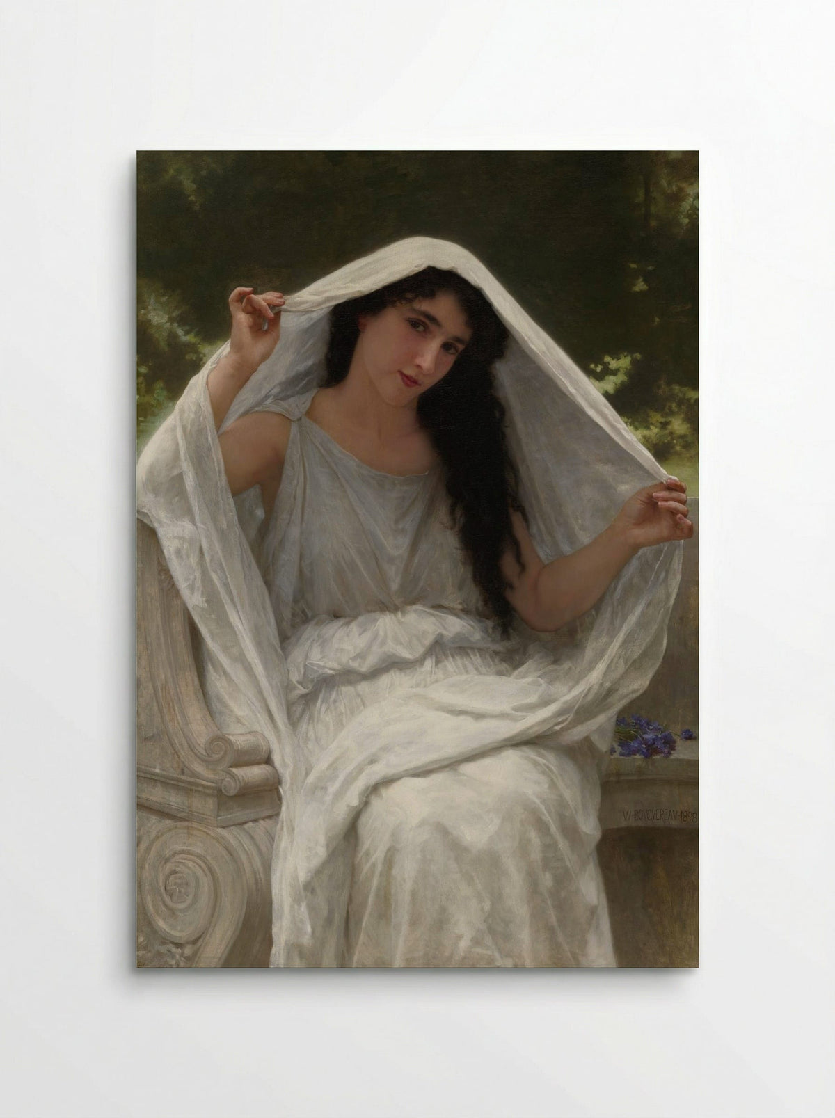 The Veil - William-Adolphe Bouguereau - Poster