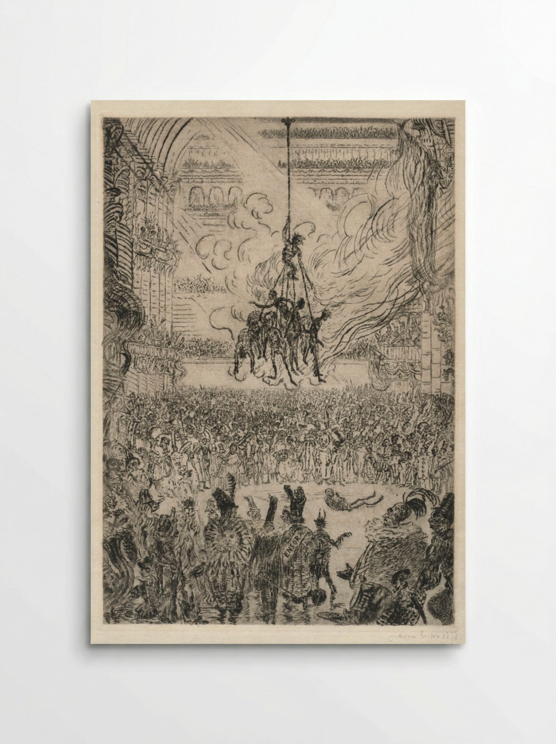 The Vengeance of Hop-Frog - James Ensor - Poster