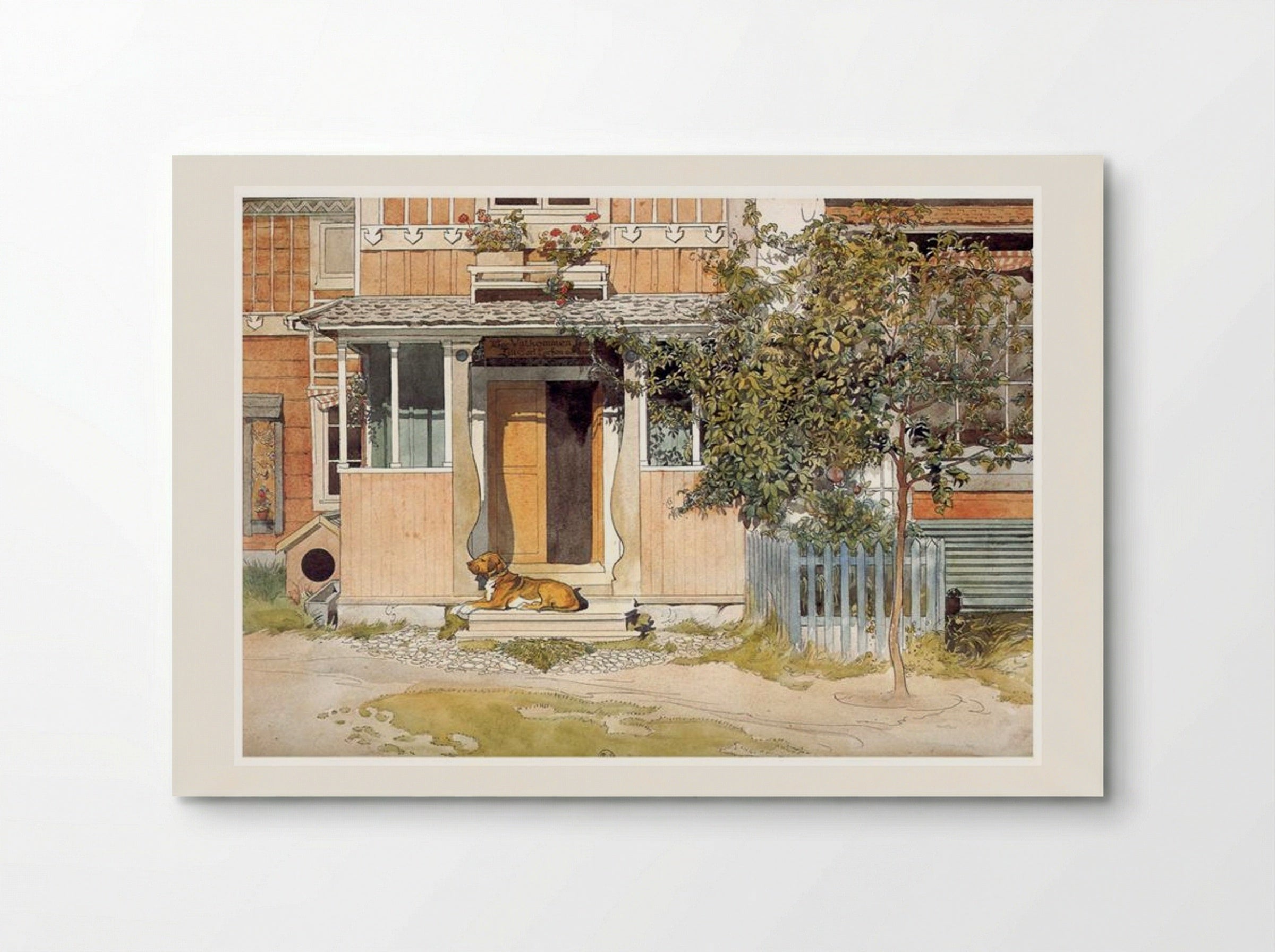 The Verandah - Carl Larsson - Poster