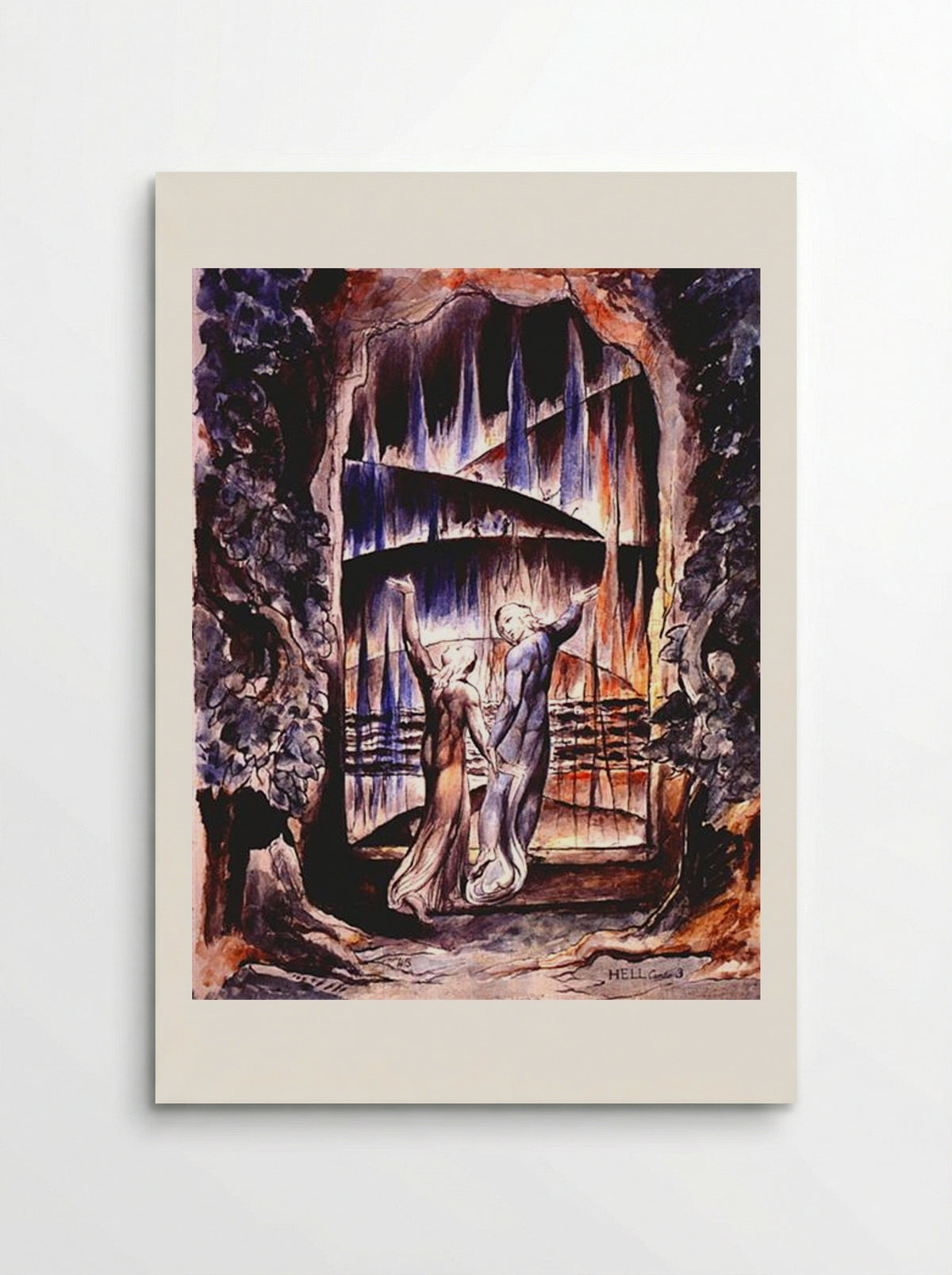 The Vestibule of Hell - William Blake - Poster
