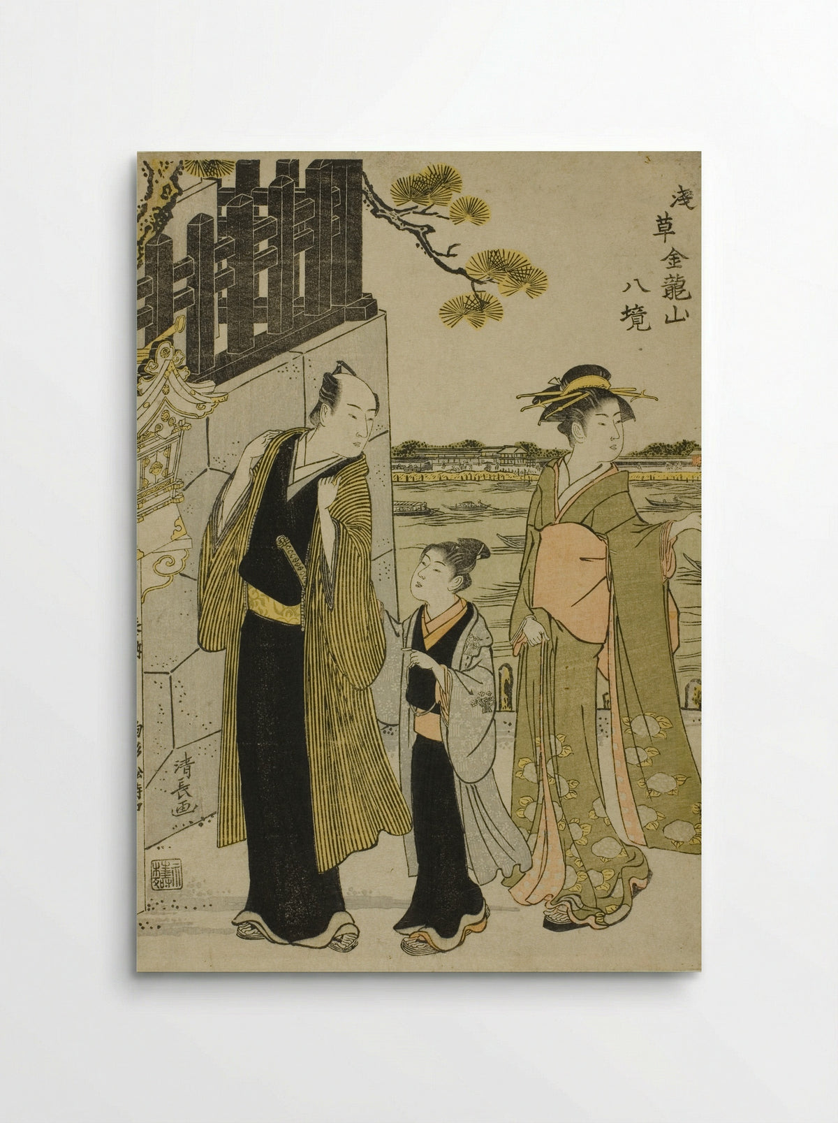 The View from Komagata Hall - Torii Kiyonaga - Poster