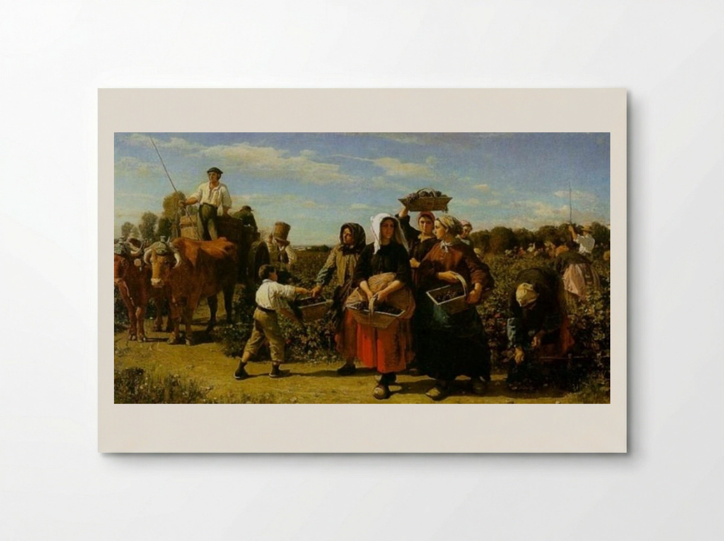 The Vintage at Chateau Lagrange - Jules Breton - Poster