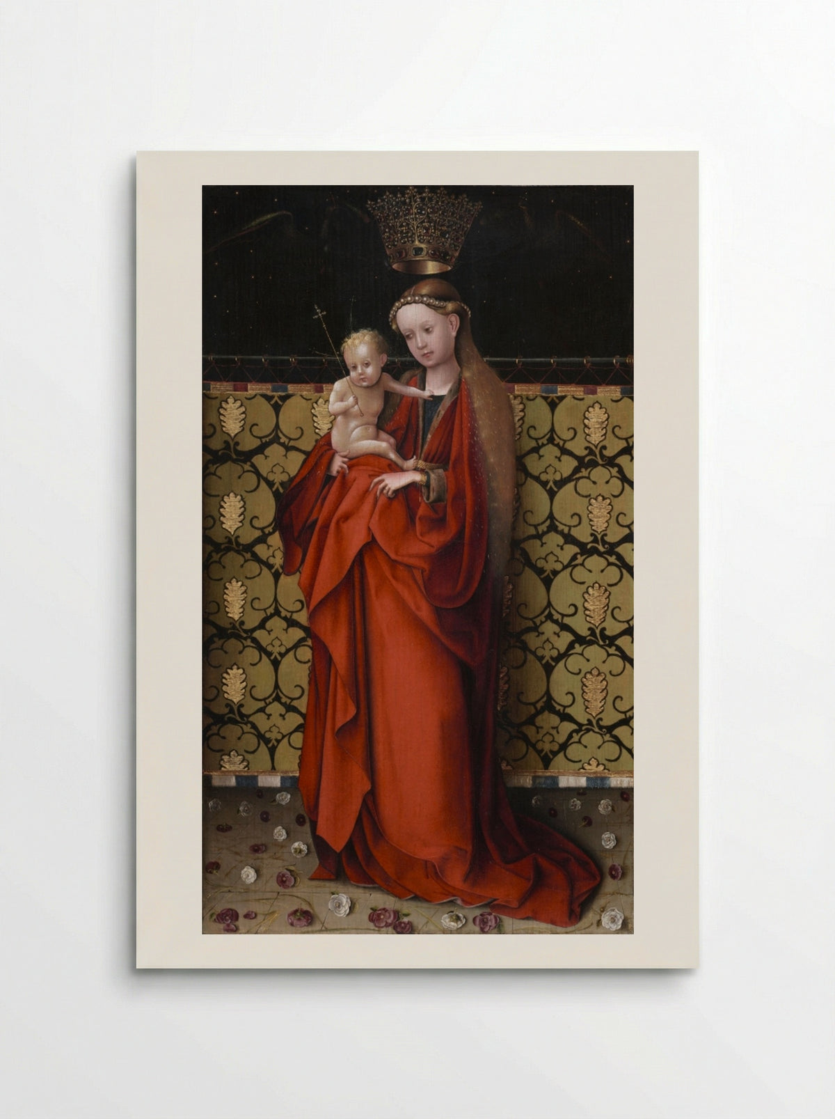 The Virgin Crowned by Angels - Stefan Lochner - Poster