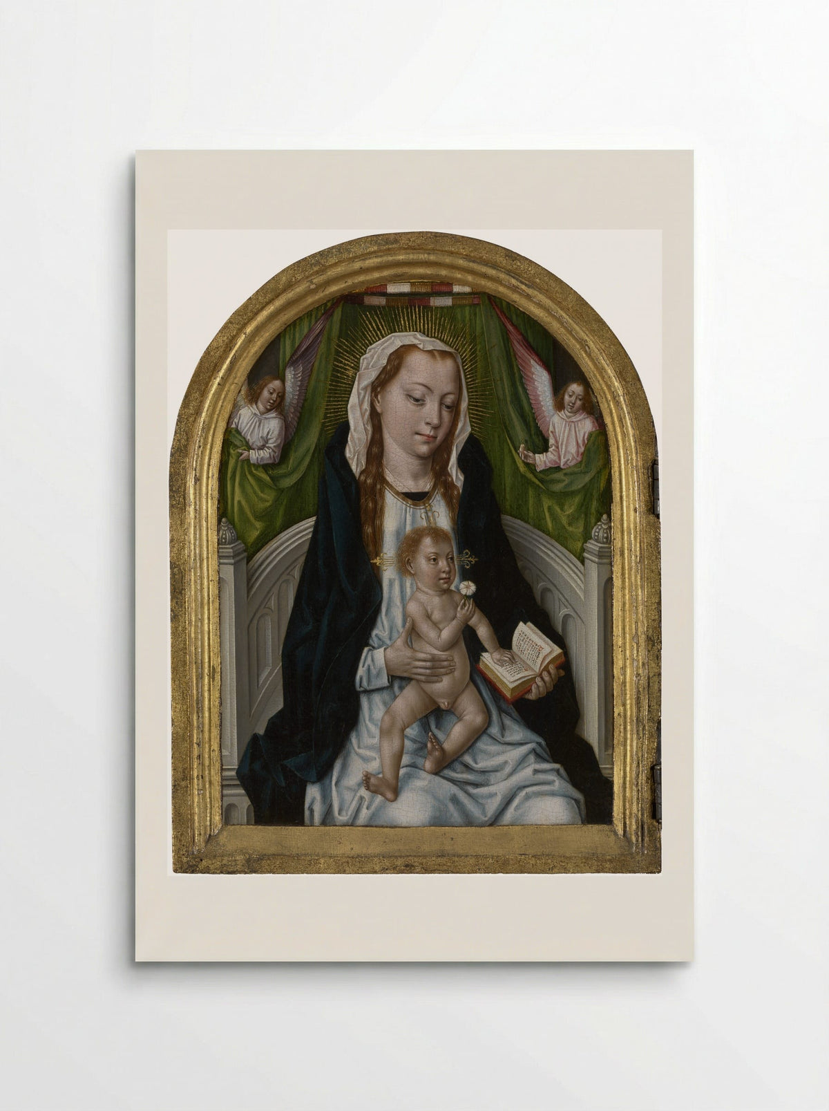 The Virgin and Child with Angels - Master of the Saint Ursula Legend - Poster