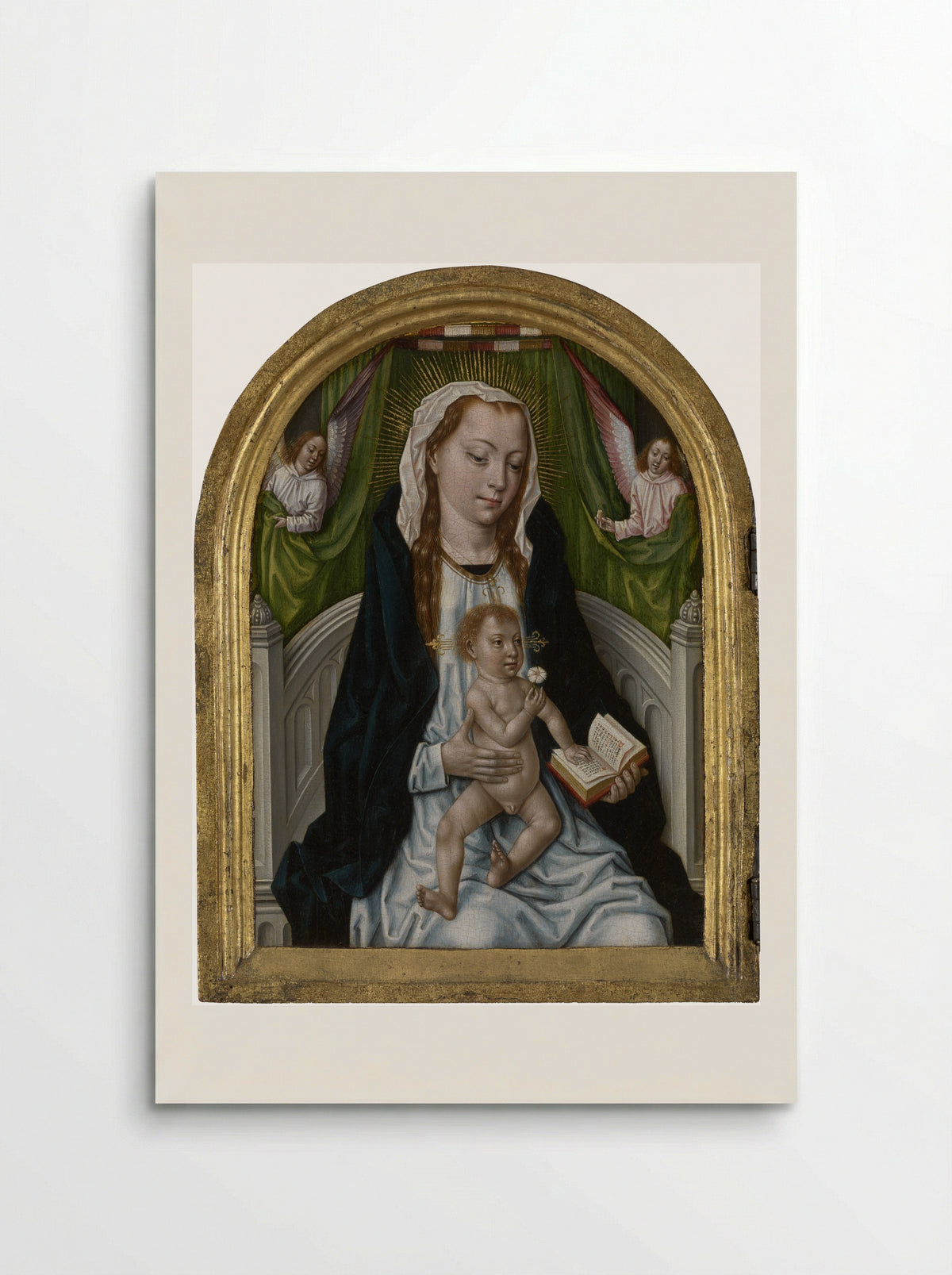 The Virgin and Child with Angels - Master of the Saint Ursula Legend - Poster