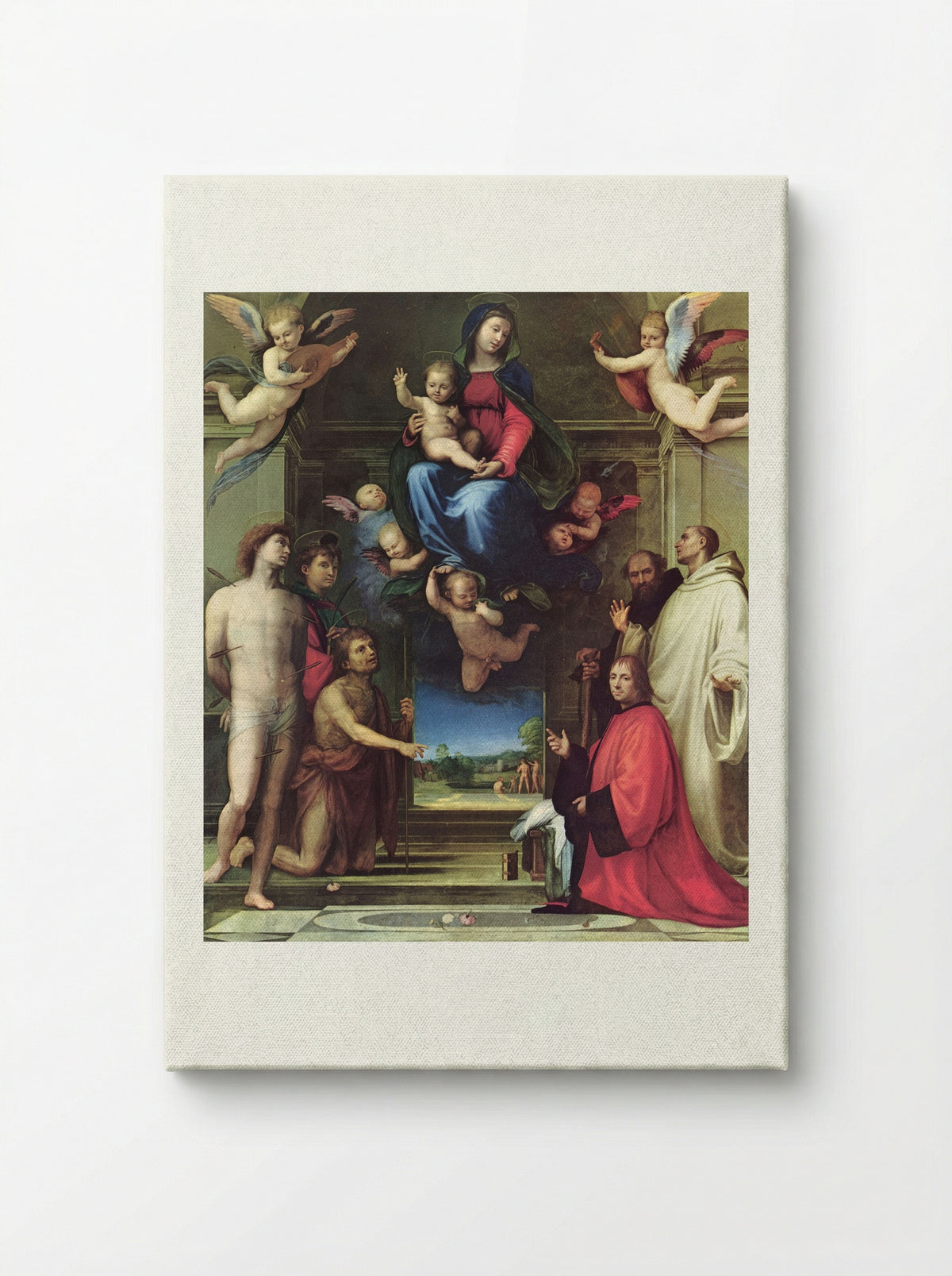 The Virgin and Child with Saints (Carondelet Altarpiece) - Fra Bartolomeo - Canvas