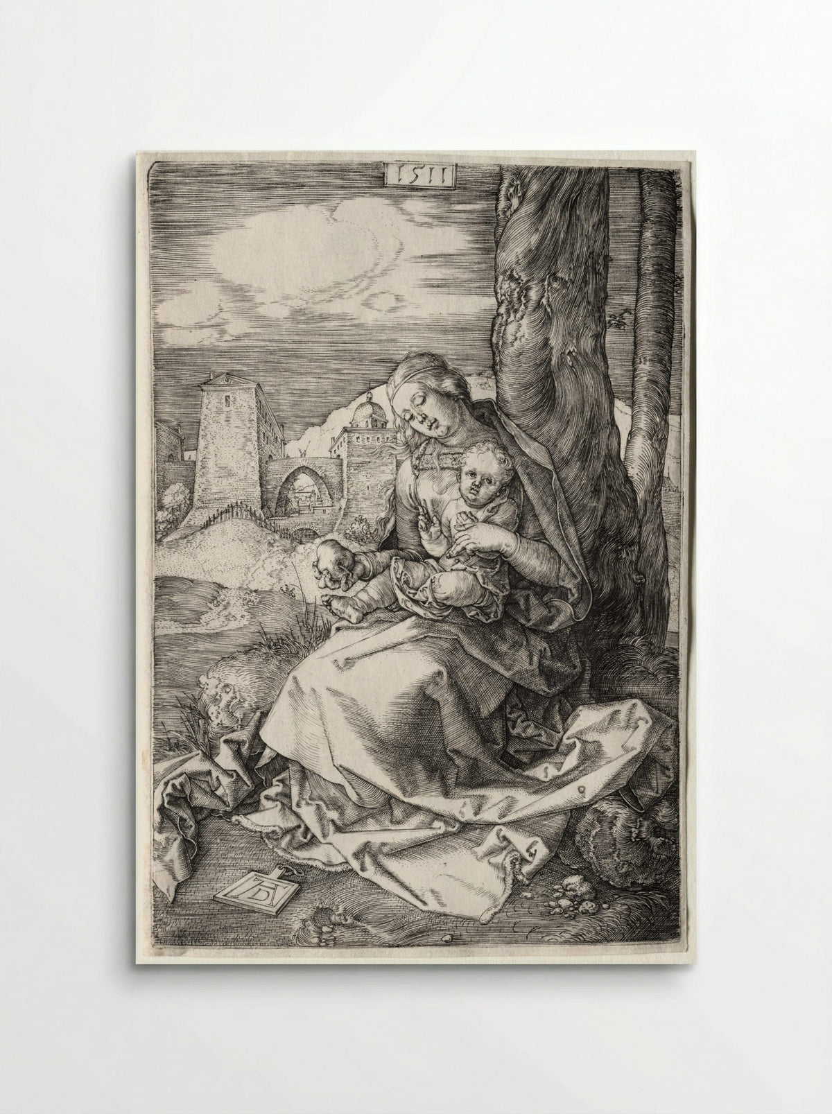 The Virgin and Child with the Pear - Albrecht Dürer - Poster