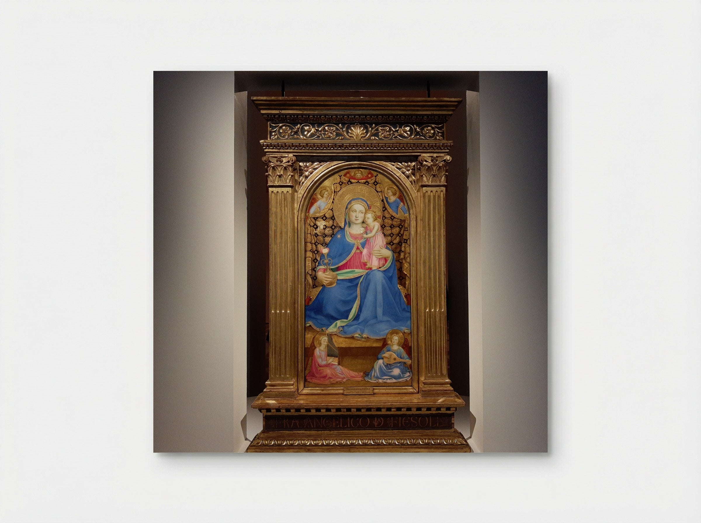 The Virgin and Child - Fra Angelico - Poster