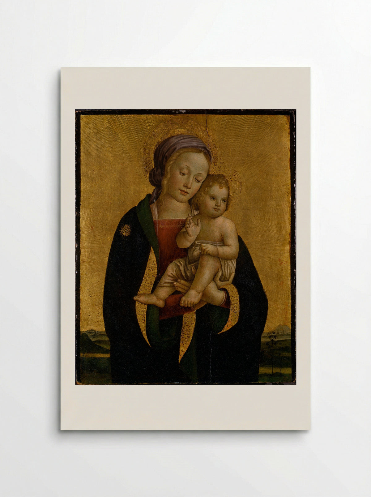 The Virgin and Child - Antonio del Massaro da Viterbo - Poster