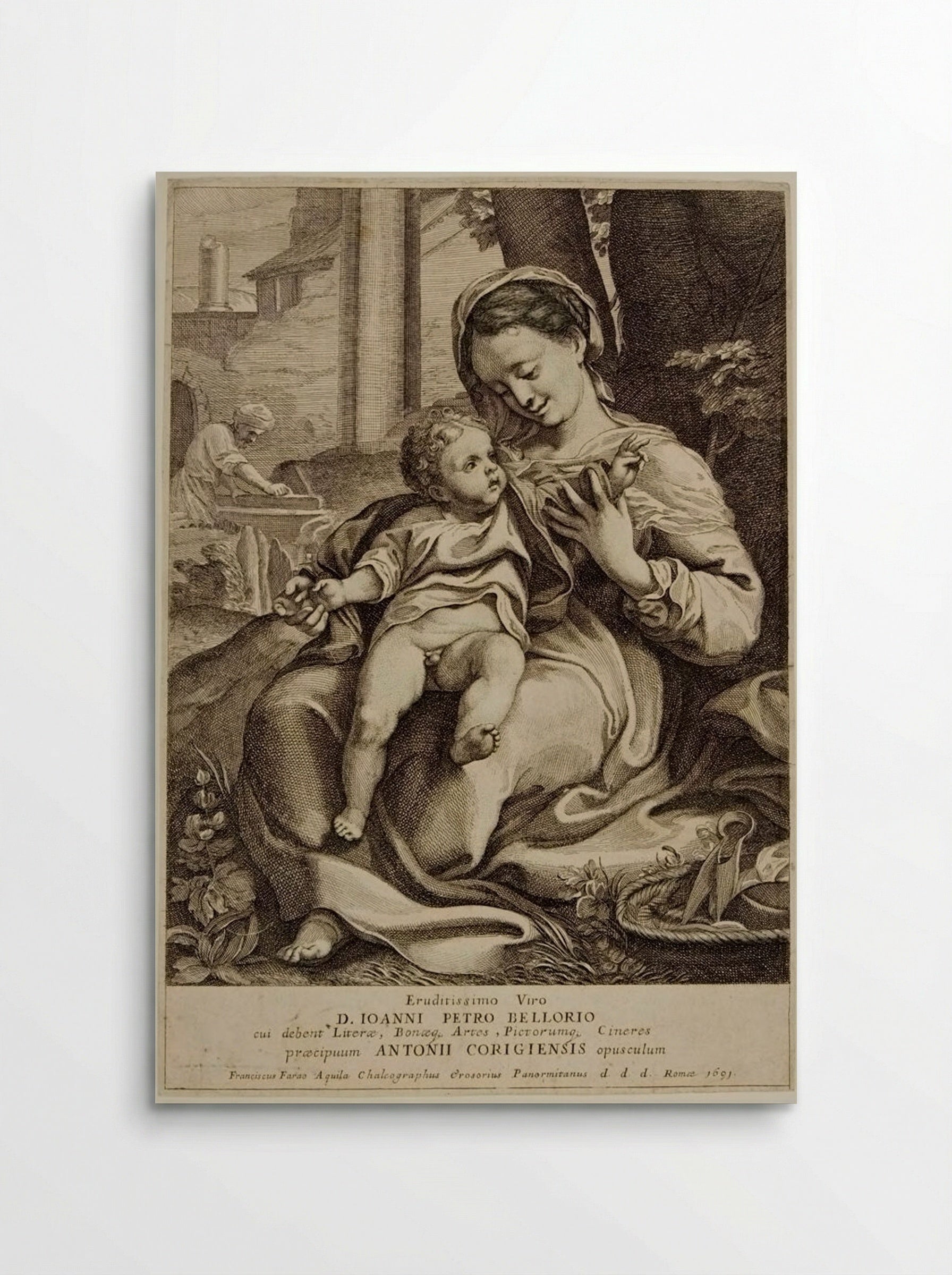 The Virgin of the Basket - Francesco Faraone Aquila - Poster