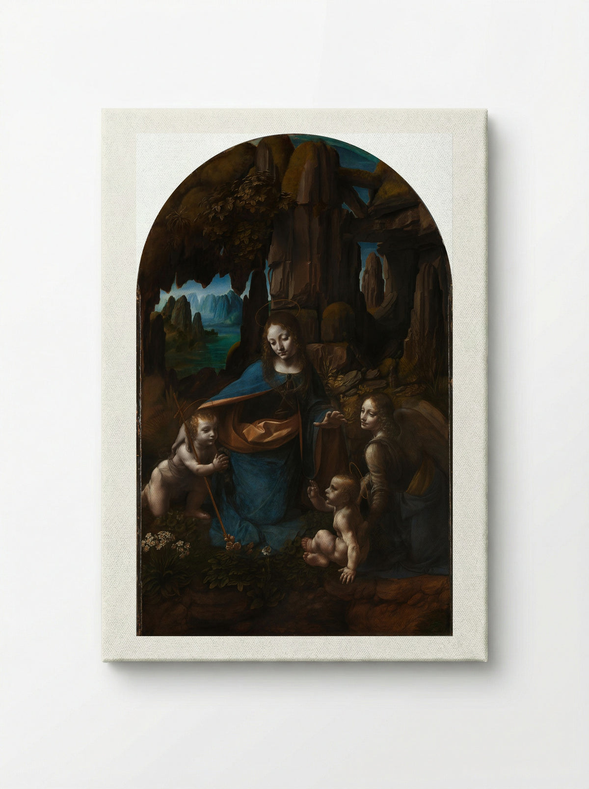The Virgin of the Rocks - Leonardo da Vinci - Canvas