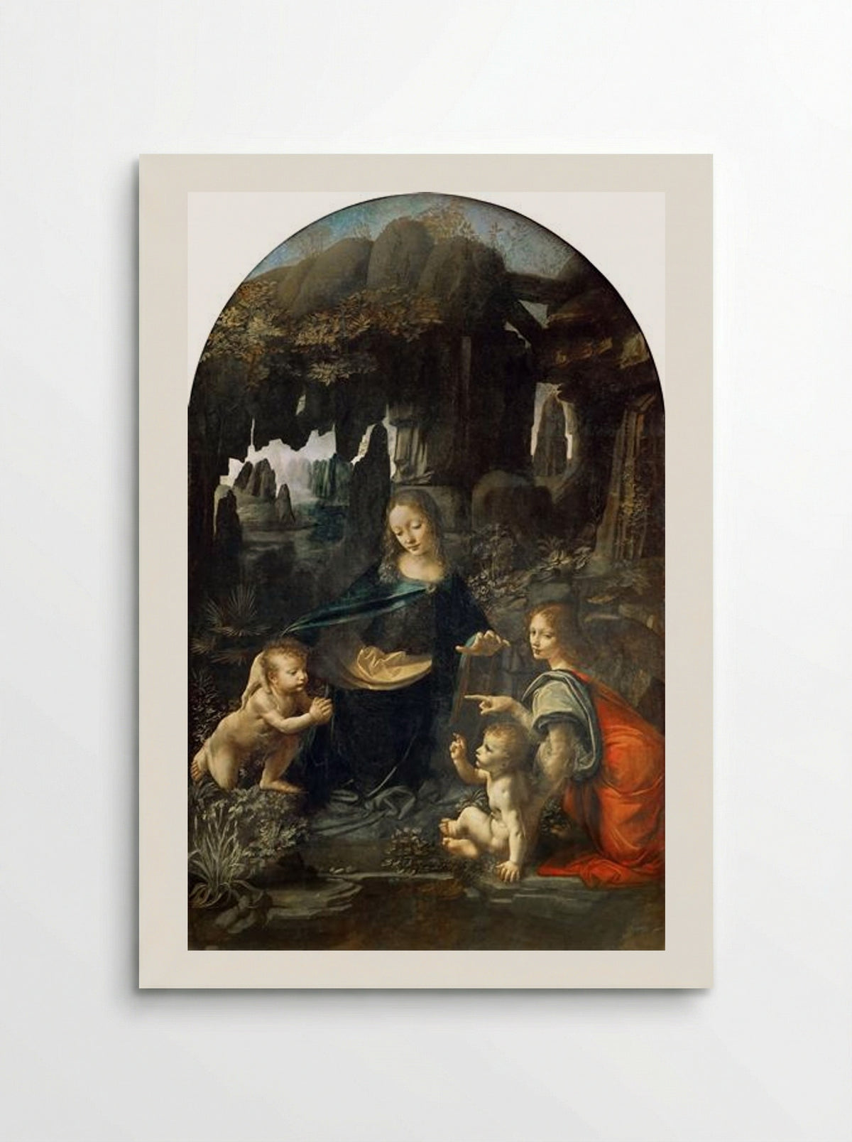 The Virgin of the Rocks - Leonardo da Vinci - Poster