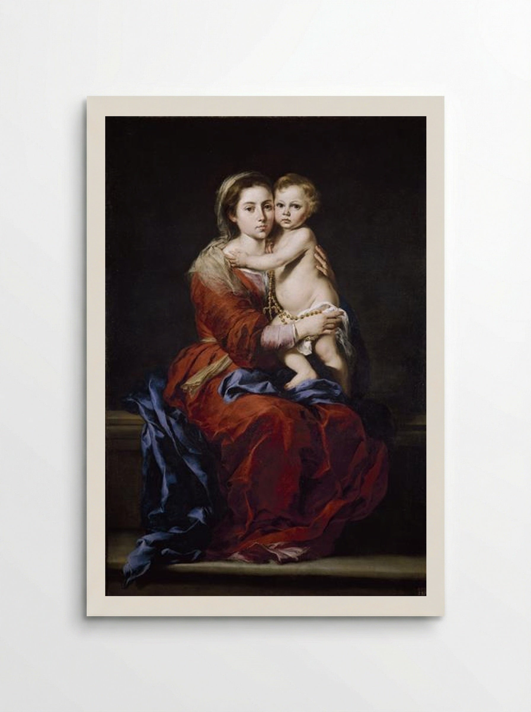 The Virgin of the Rosary - Bartolomé Esteban Murillo - Poster